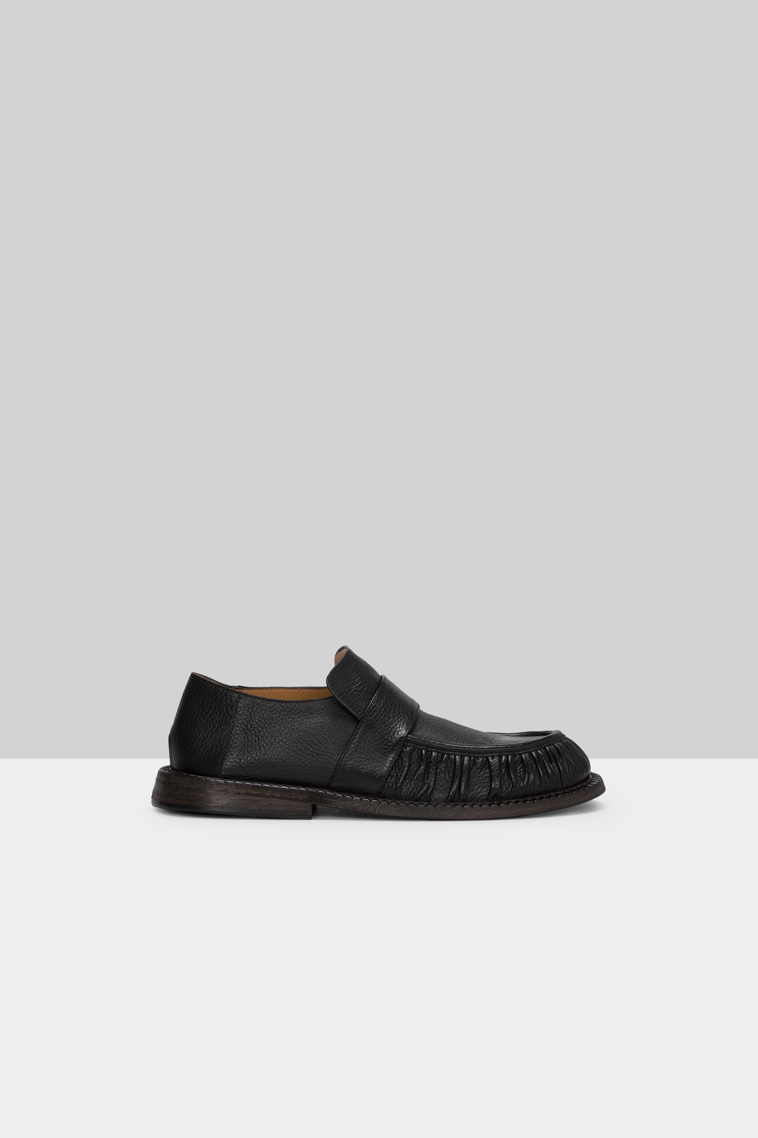 Alluce Estiva Black Leather Loafers