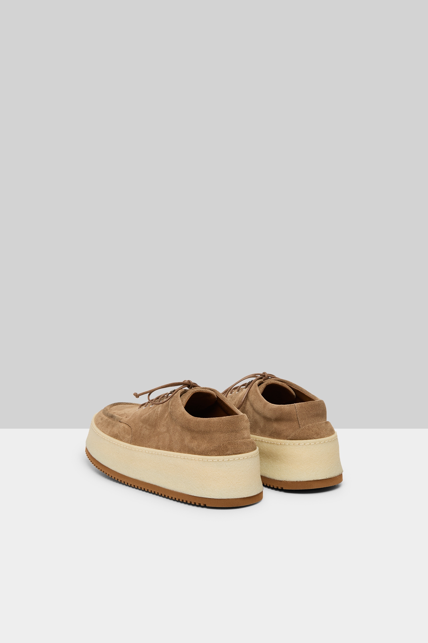 Parapana Hazelnut Suede Derby Shoes