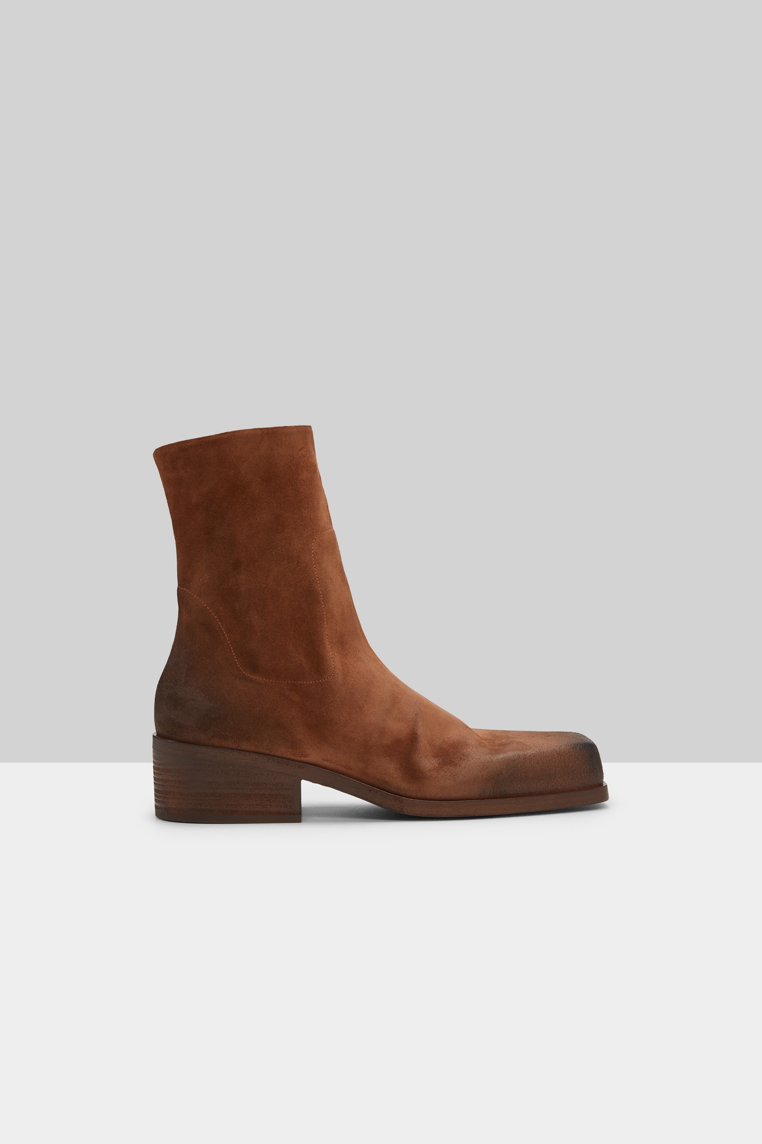 Cassello Basalt Suede Ankle Boots