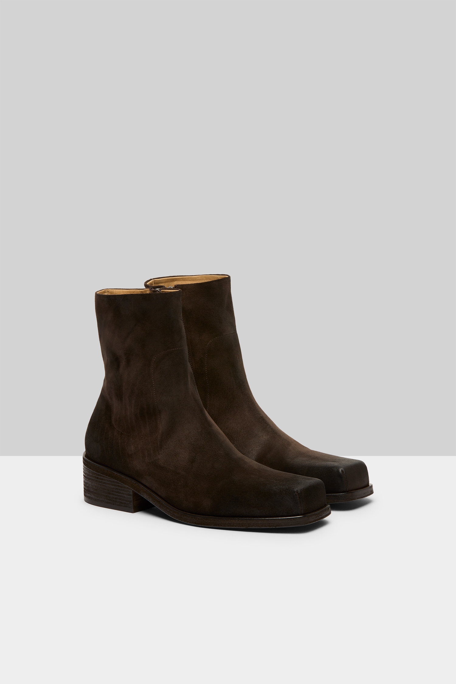 Cassello Dark Brown Ankle Boots