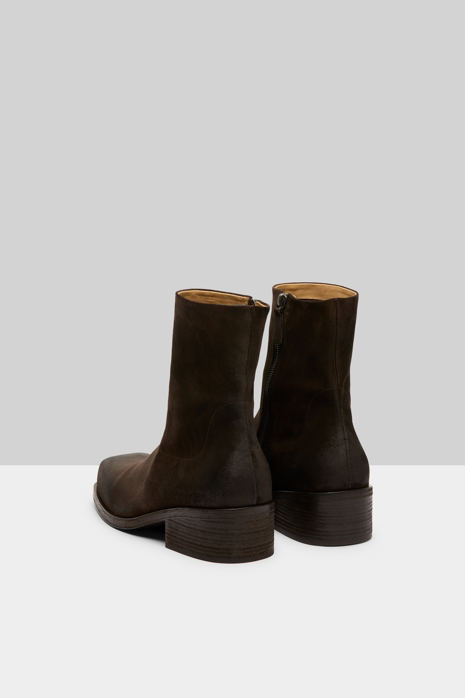 Cassello Dark Brown Ankle Boots