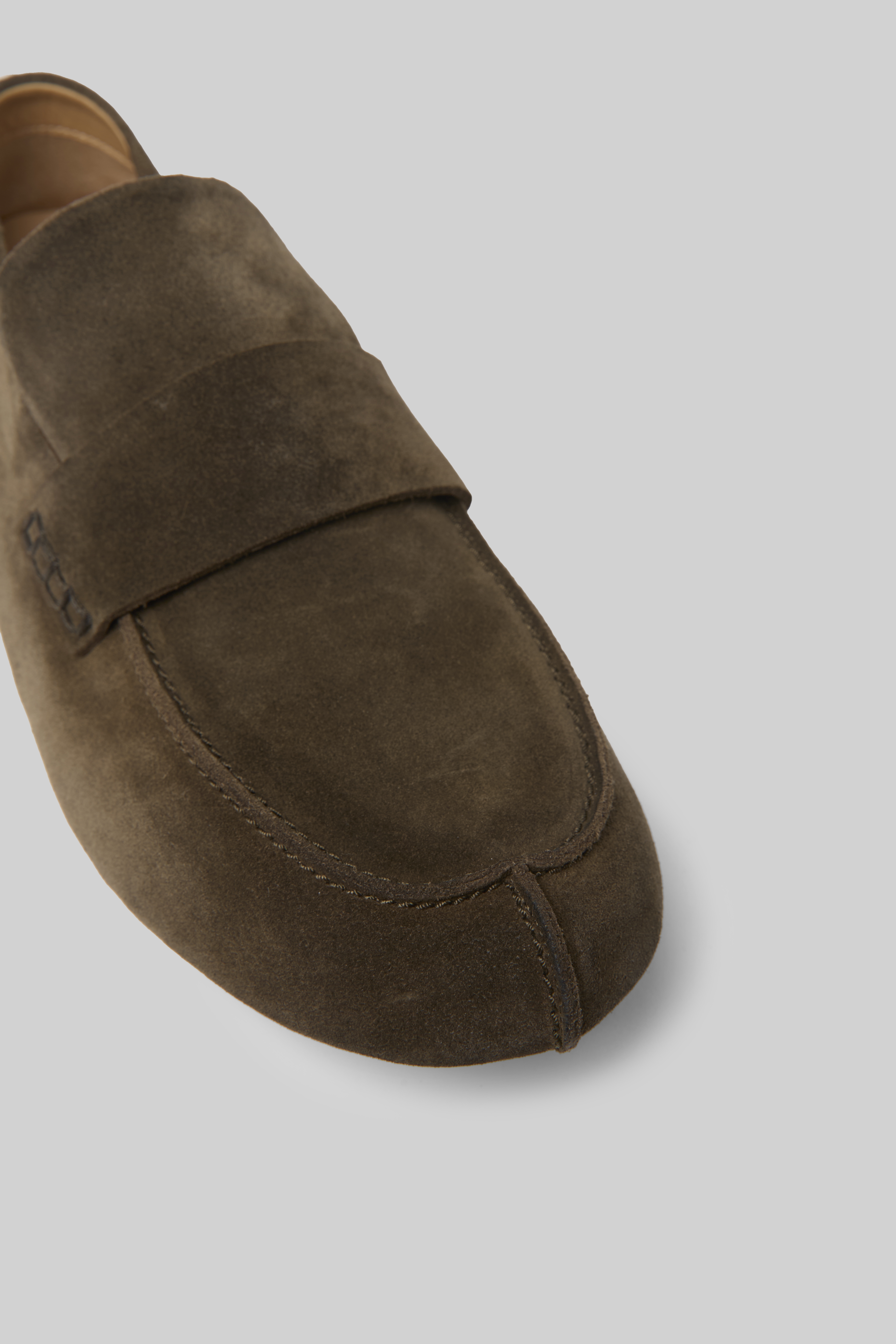 Toddone Mortar Suede Loafers