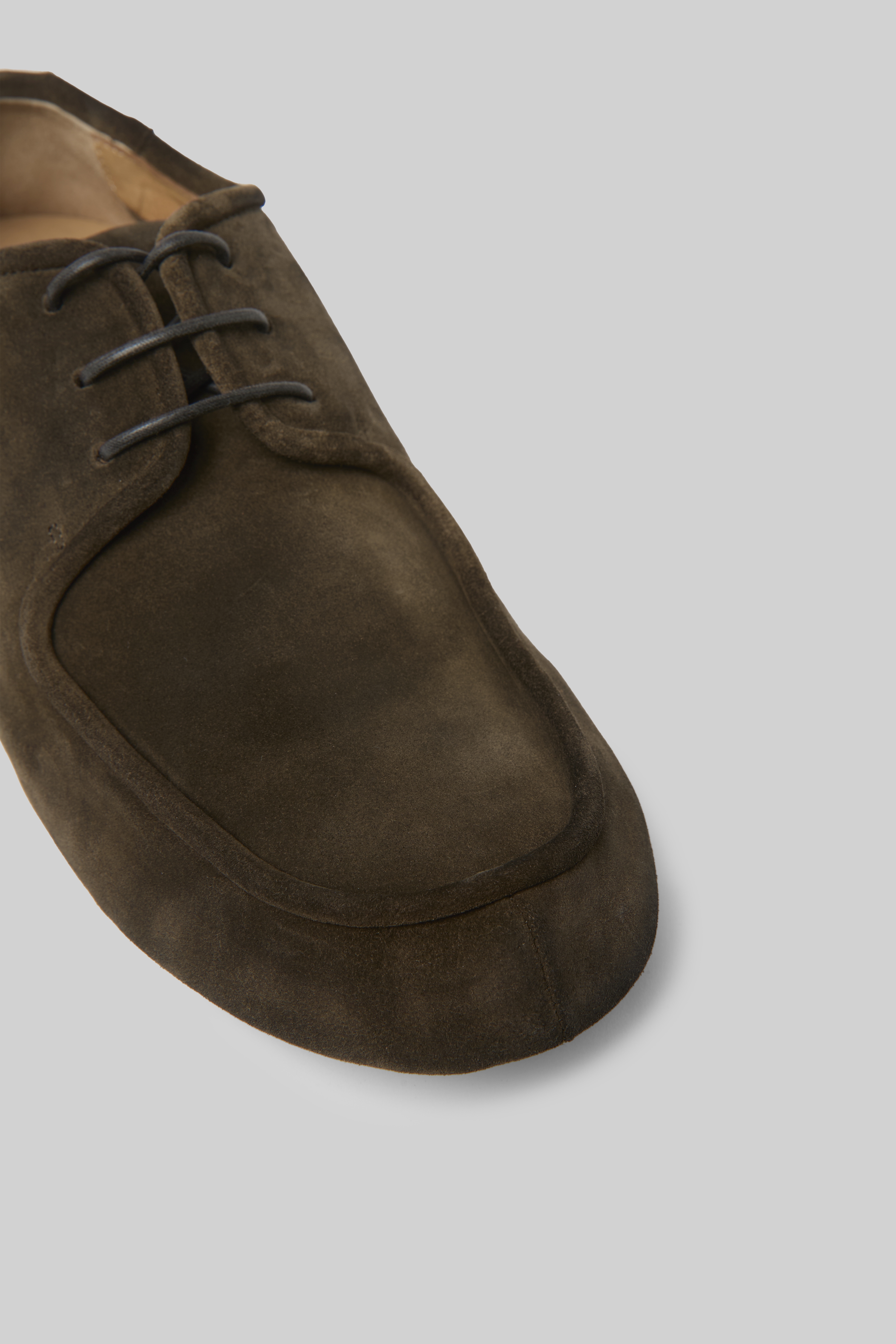 Toddone Mortar Suede Derby Shoes