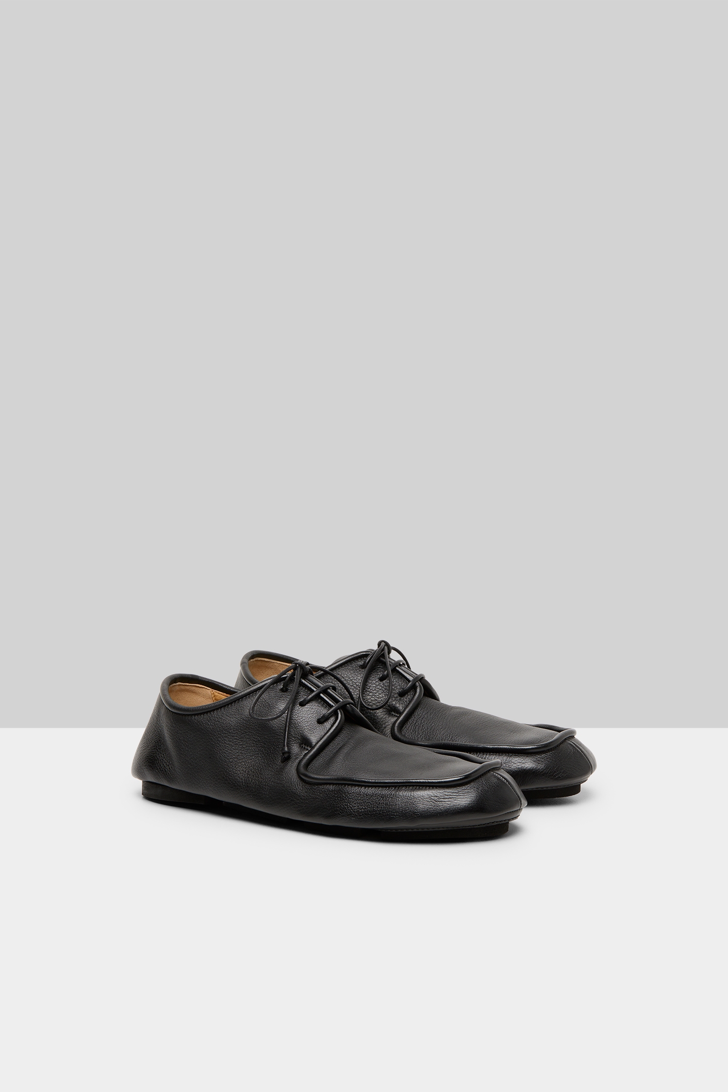 Toddone Black Derby Shoes