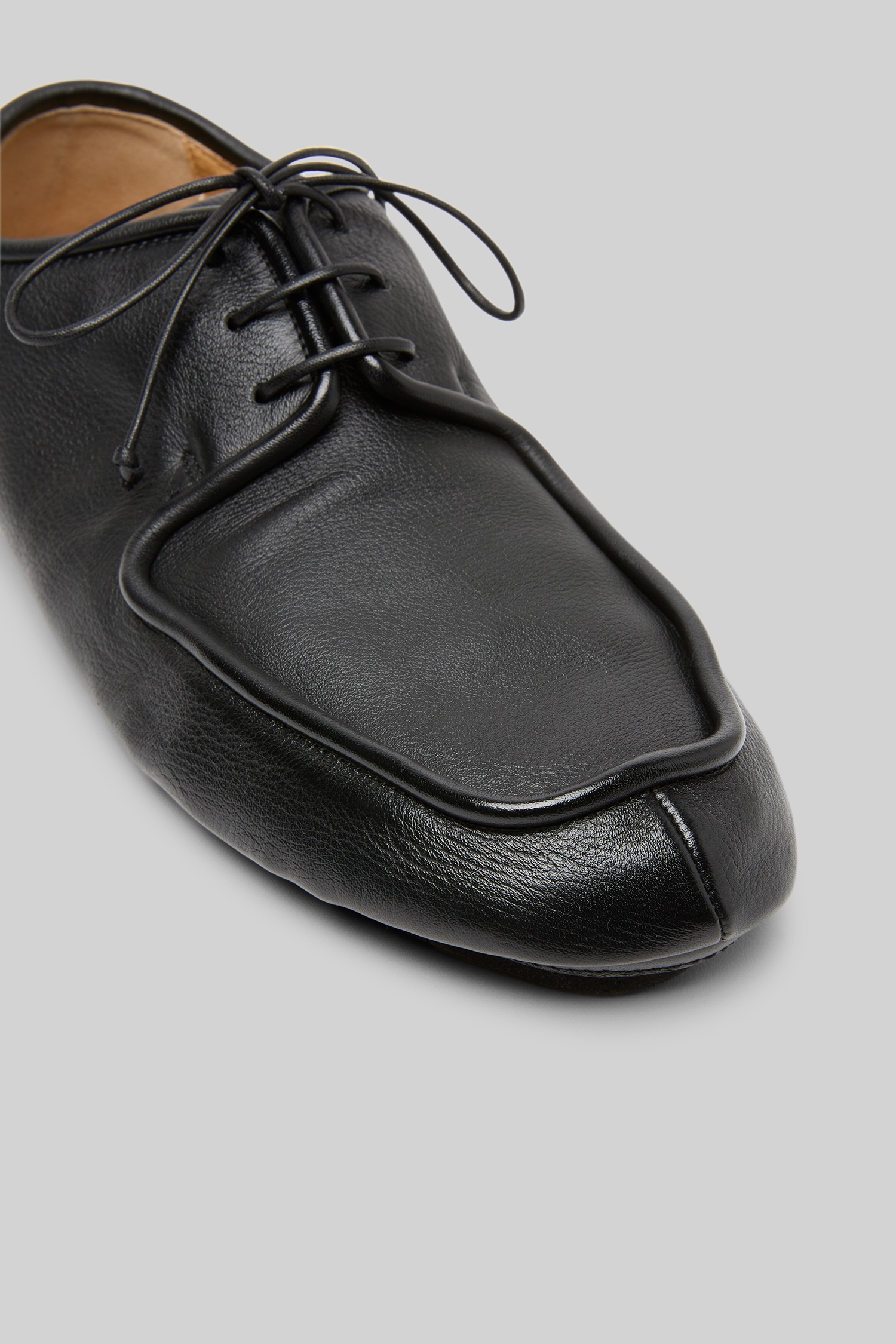 Toddone Black Derby Shoes