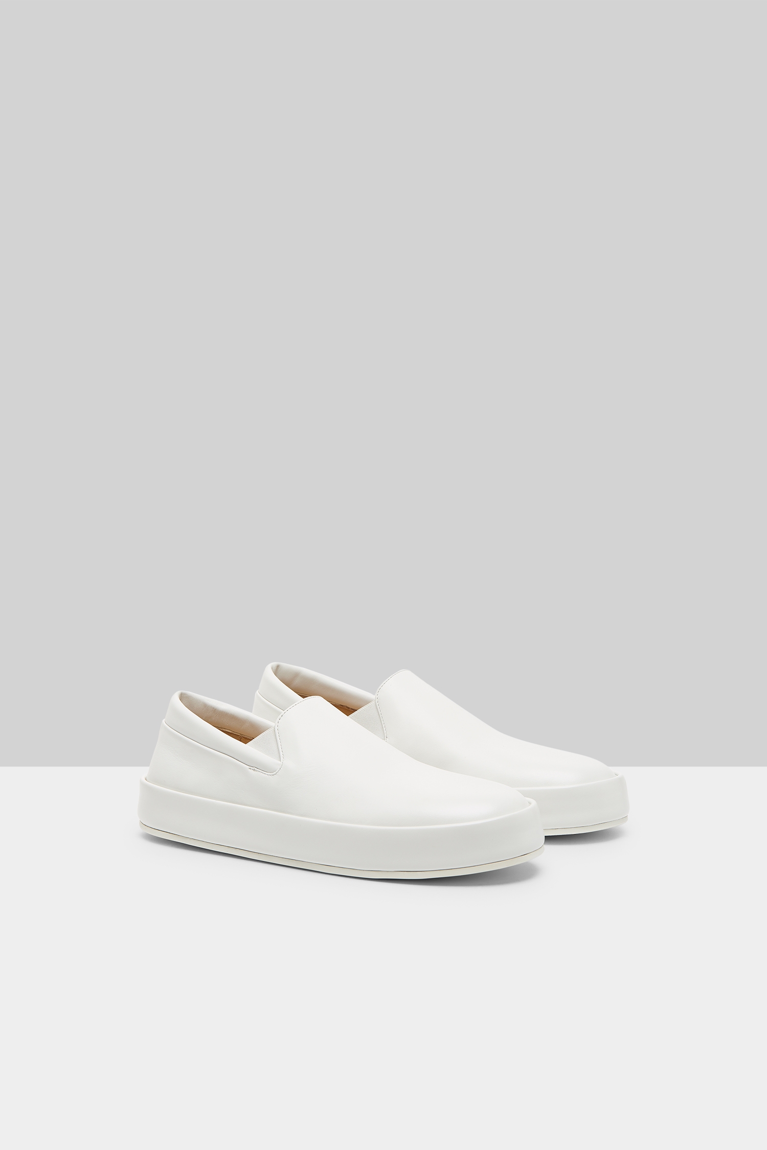 Cassapelle Optical White Slip On Shoes