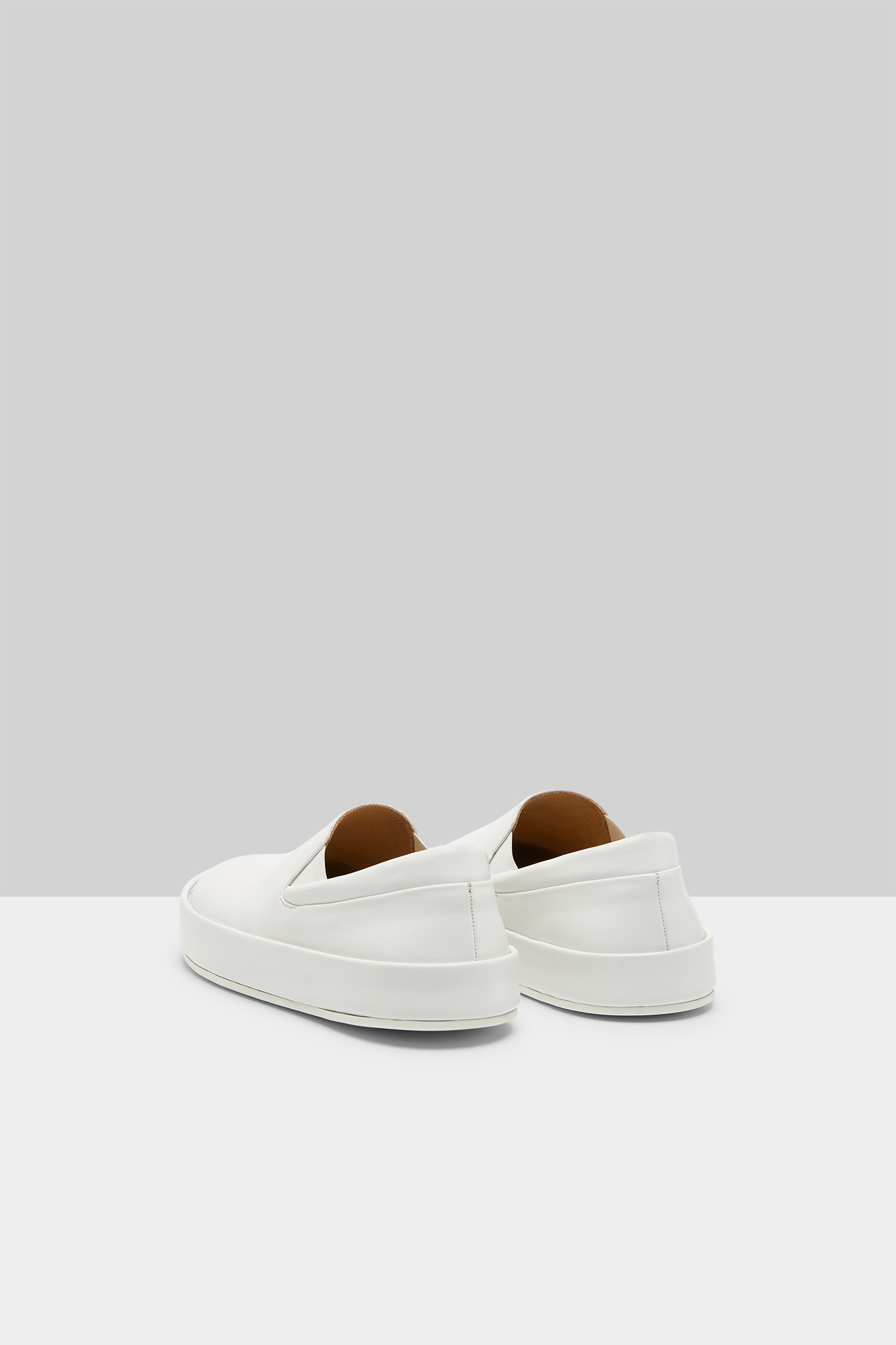 Cassapelle Optical White Slip On Shoes
