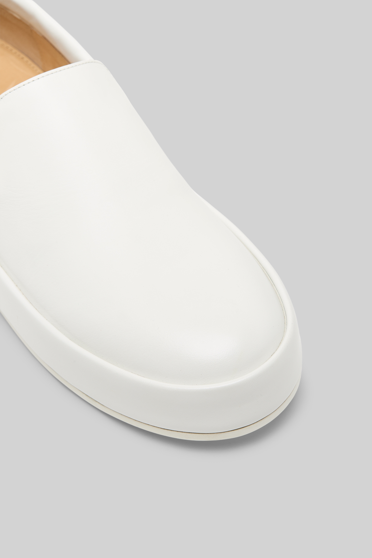 Cassapelle Optical White Slip On Shoes