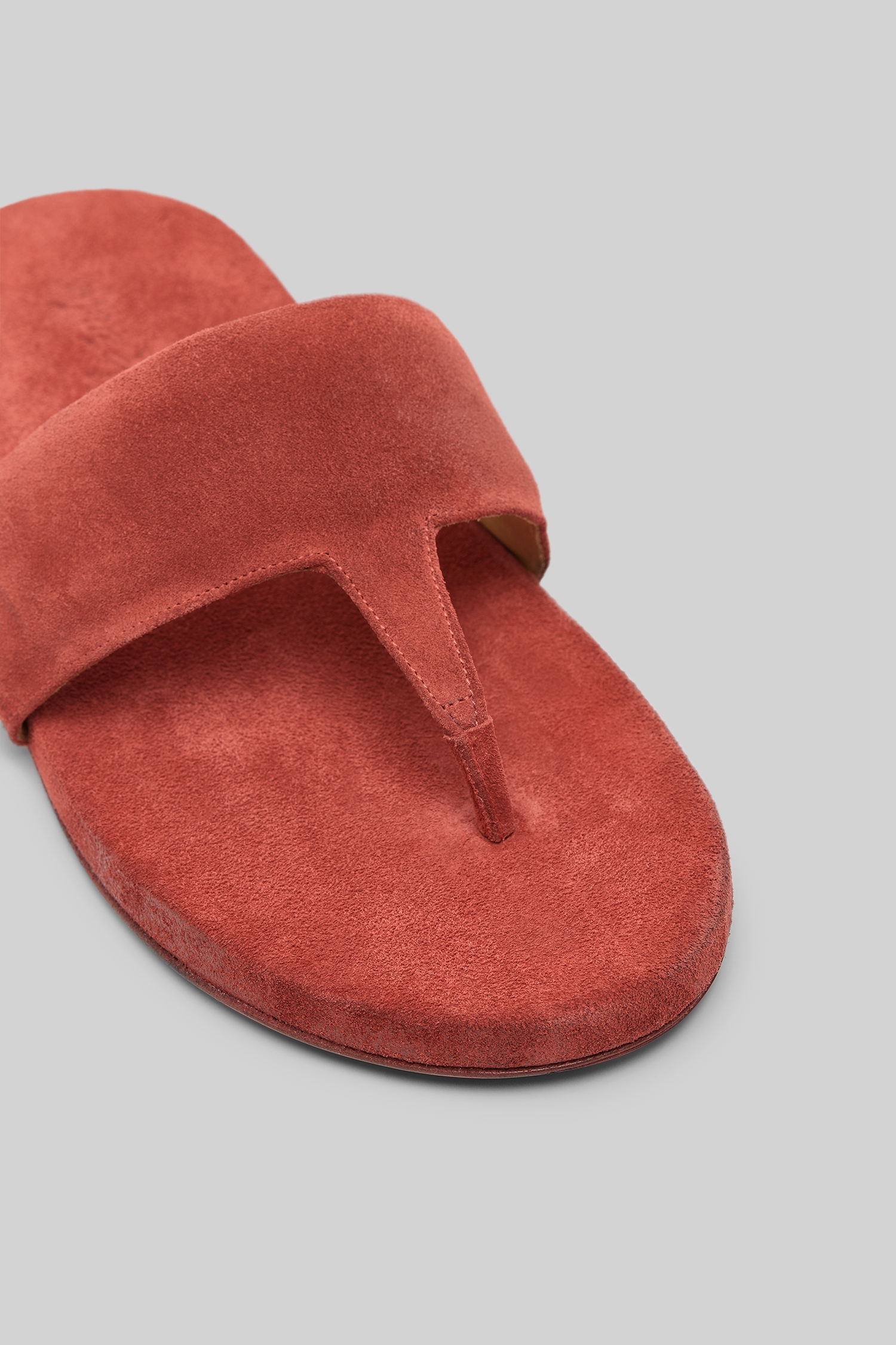 Spanciata Red Thong Sandals