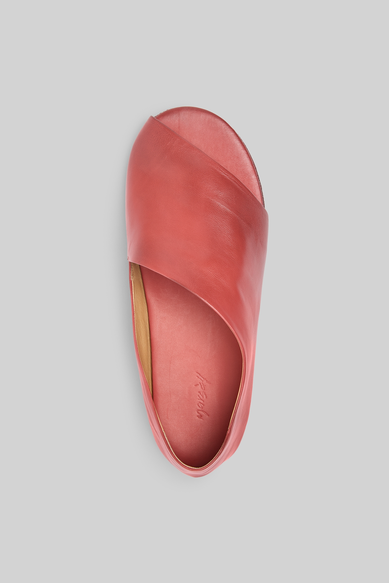 Arsella Red Slip On Shoes