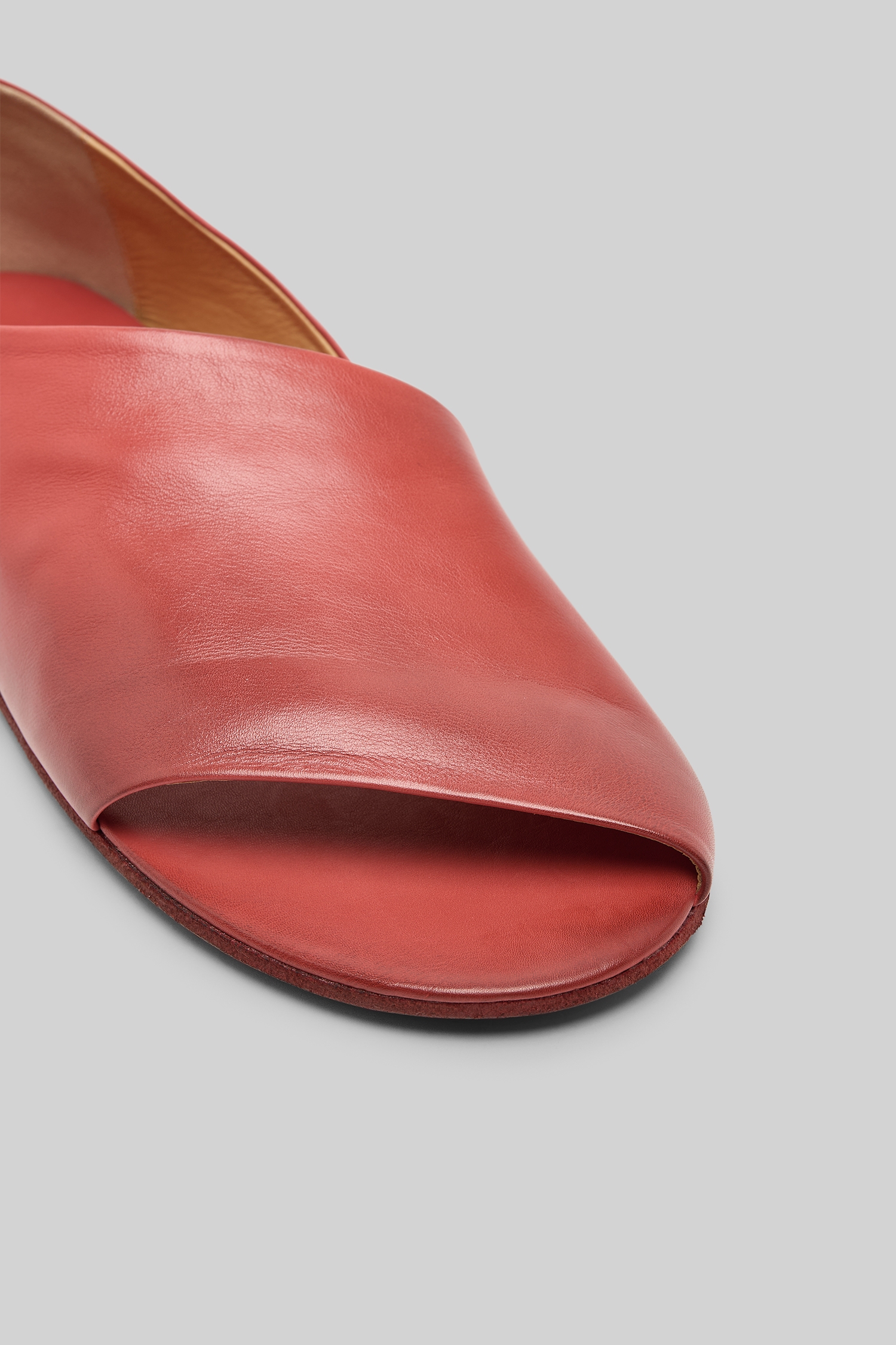 Arsella Red Slip On Shoes