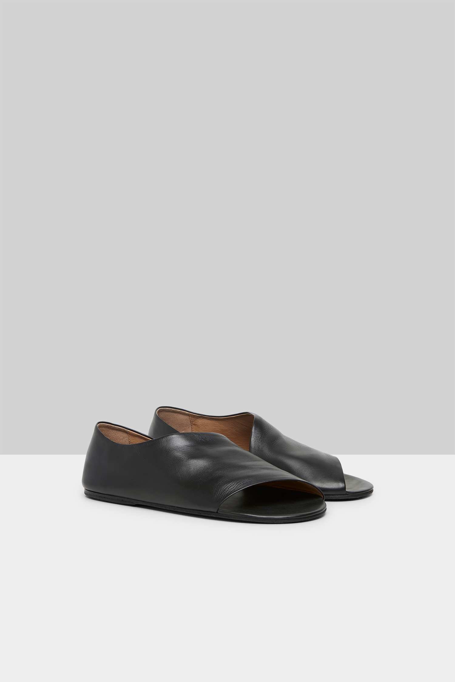 Arsella Black Slip On Shoes
