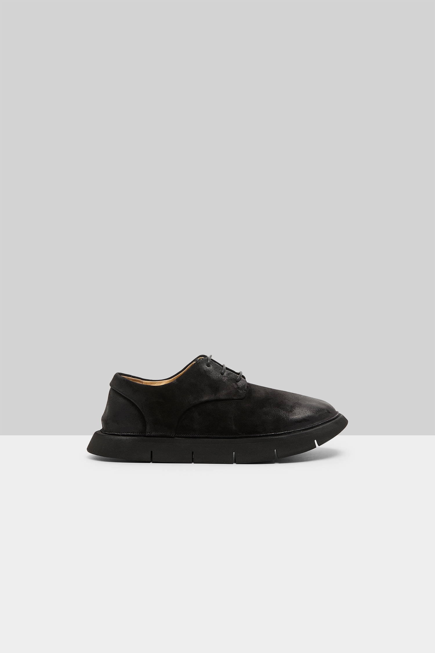 Intagliata Black Derby Shoes