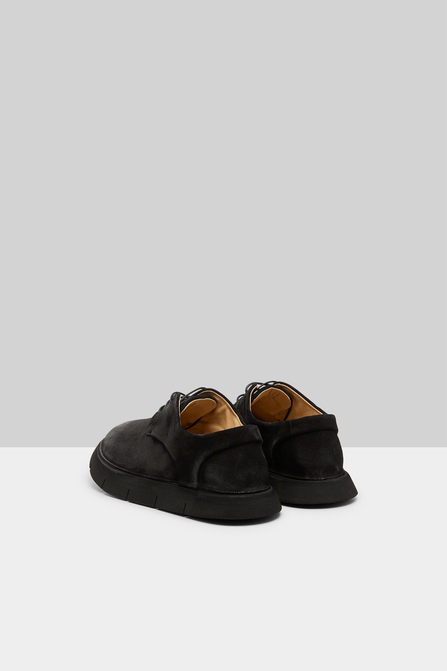 Intagliata Black Derby Shoes