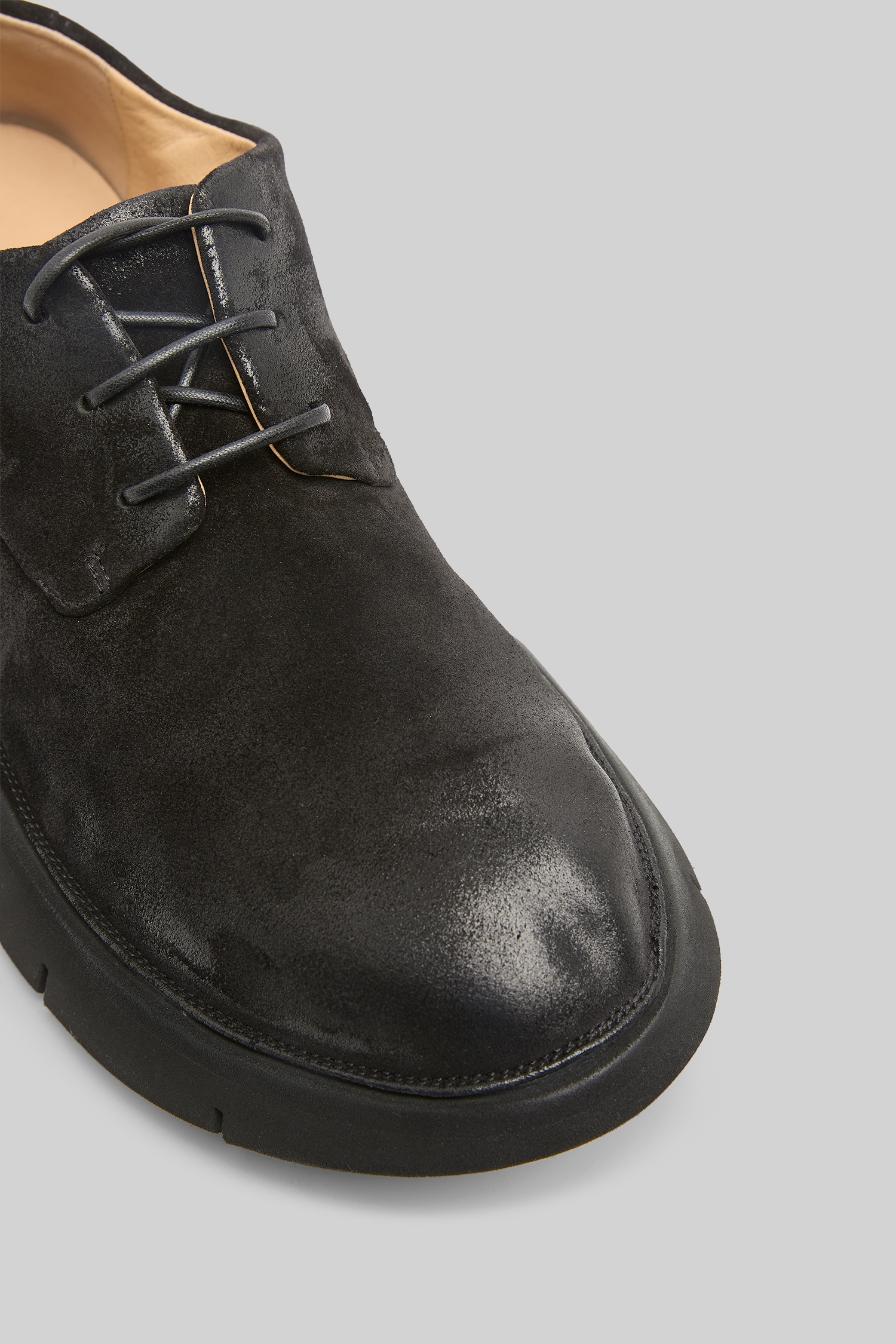 Intagliata Black Derby Shoes