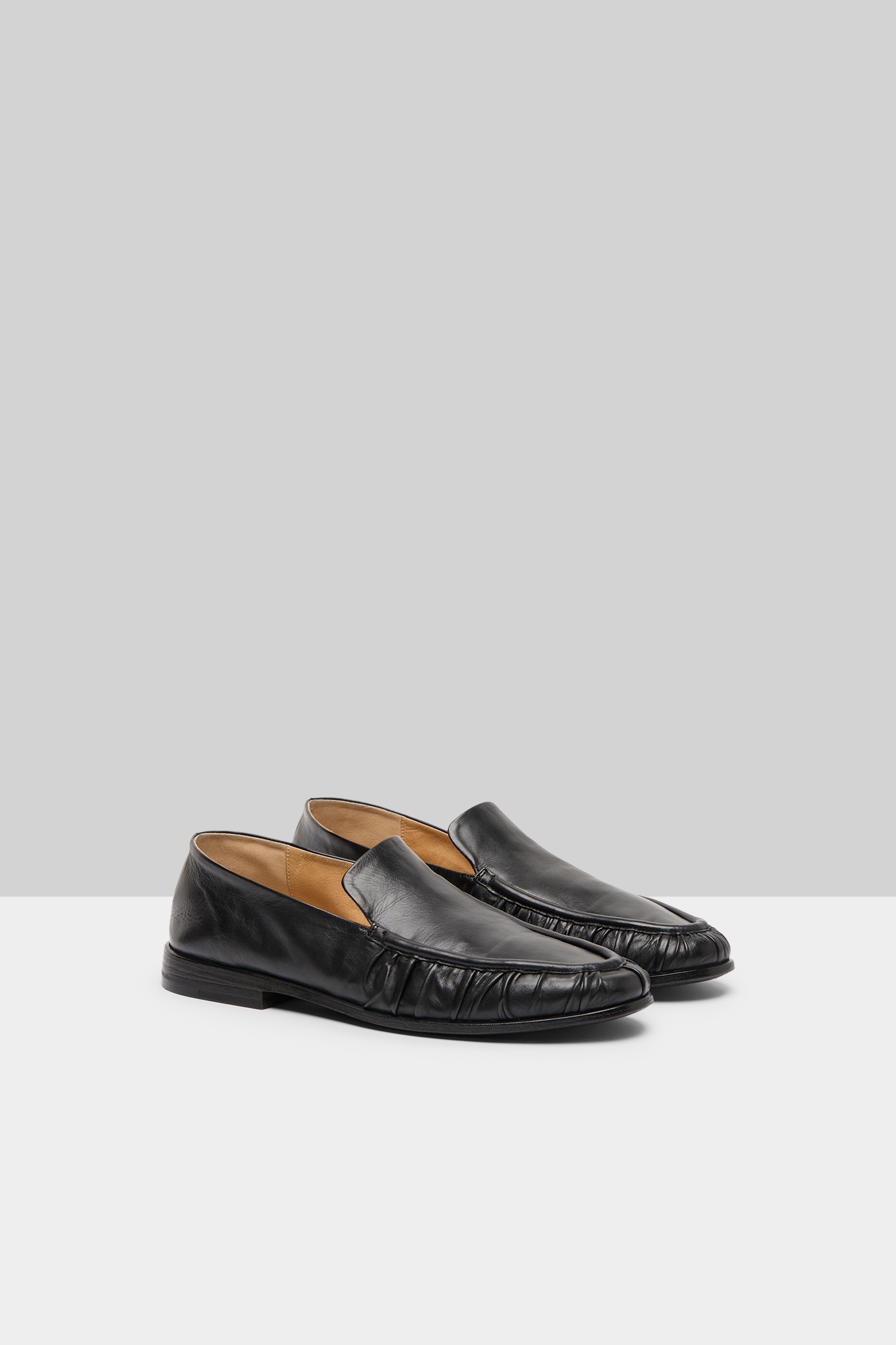 Mocassino Black Leather Loafers