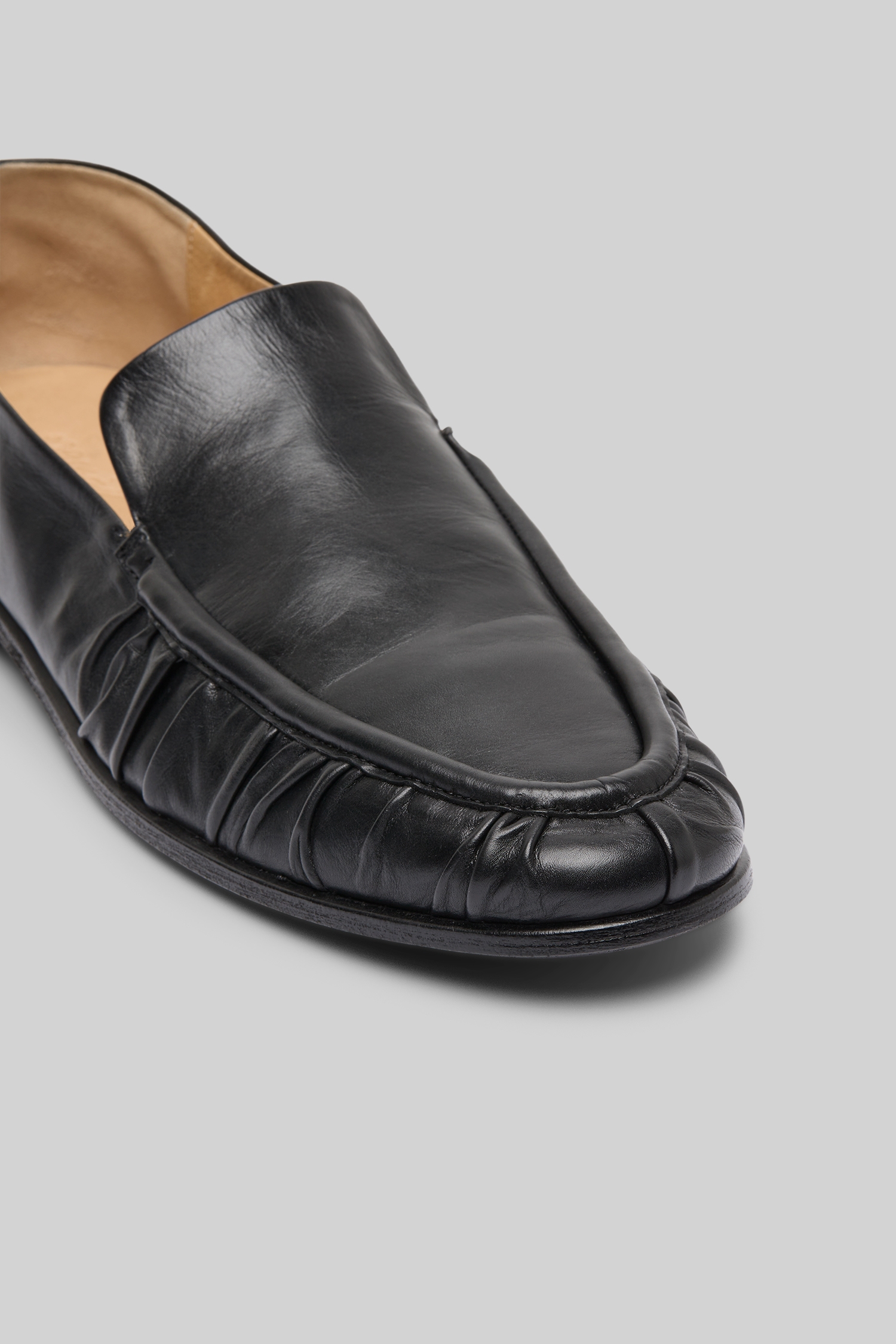 Mocassino Black Leather Loafers