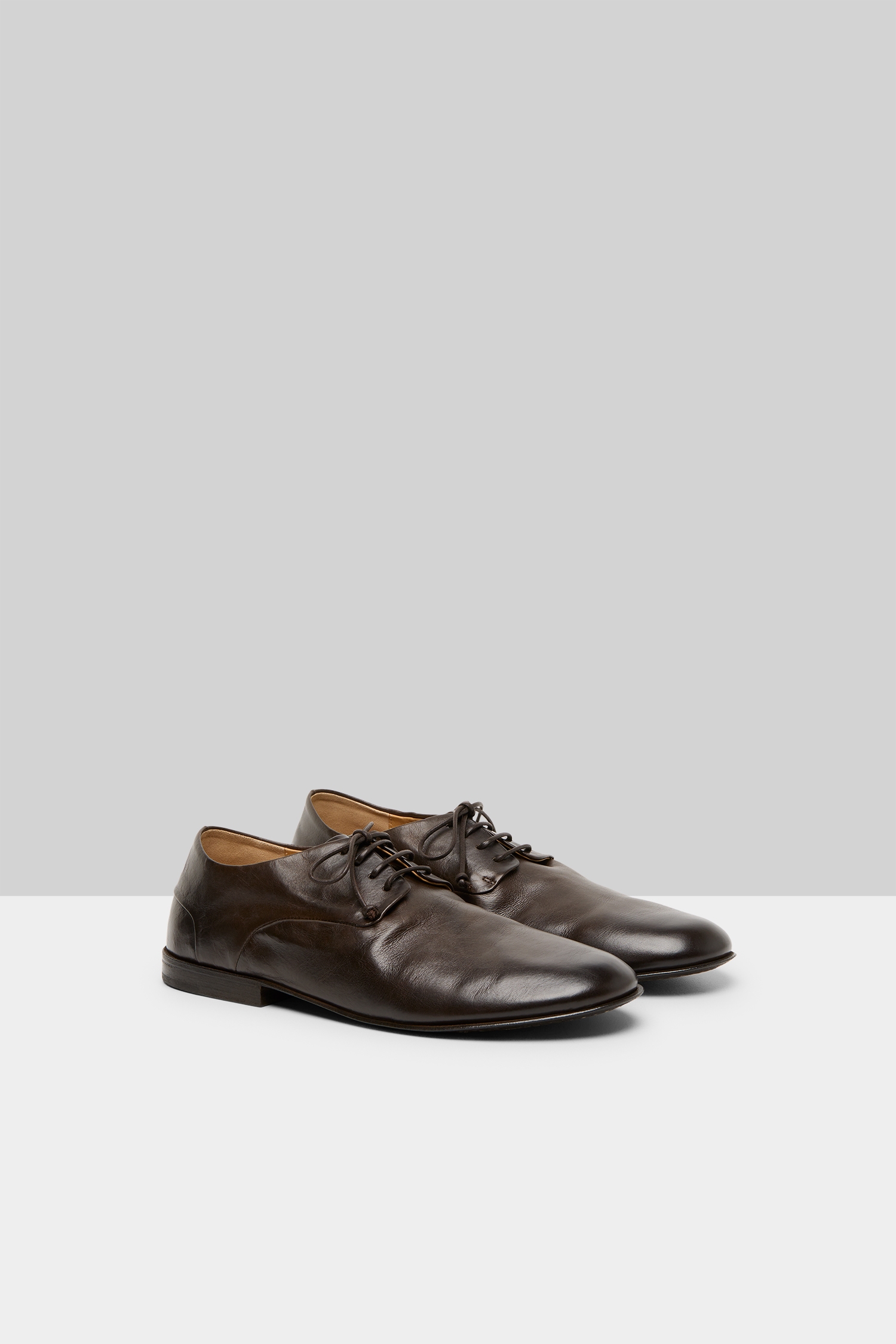 Stucco Dark Brown Derby Shoes