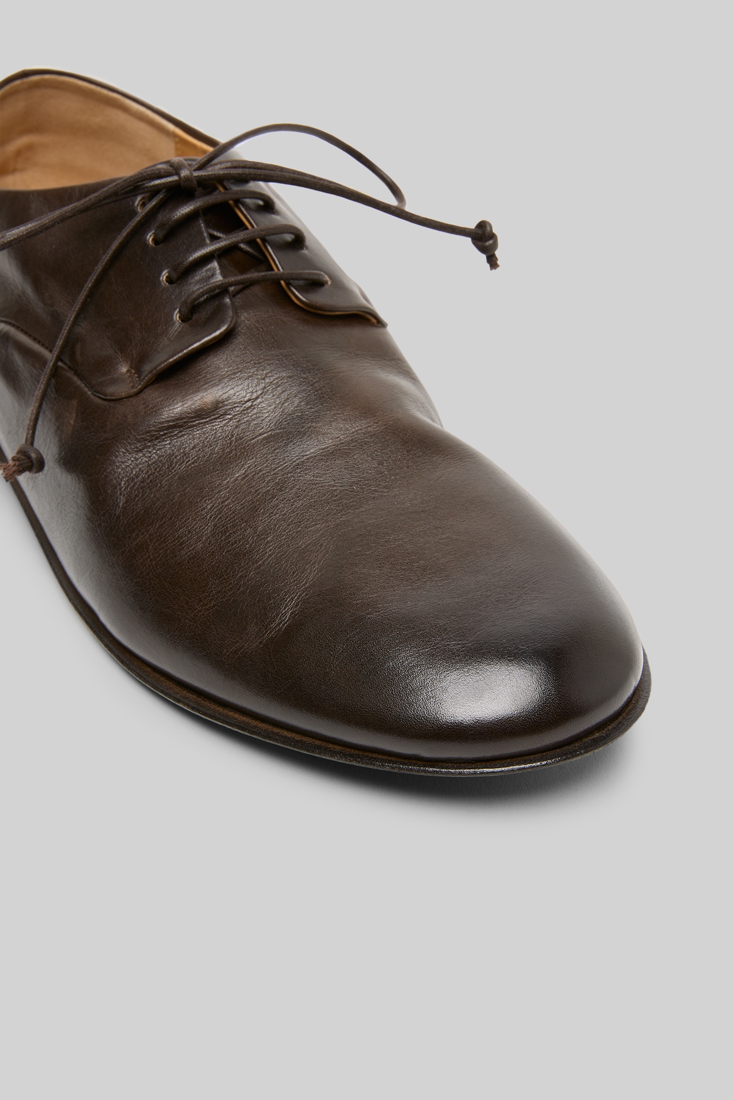 Stucco Dark Brown Derby Shoes
