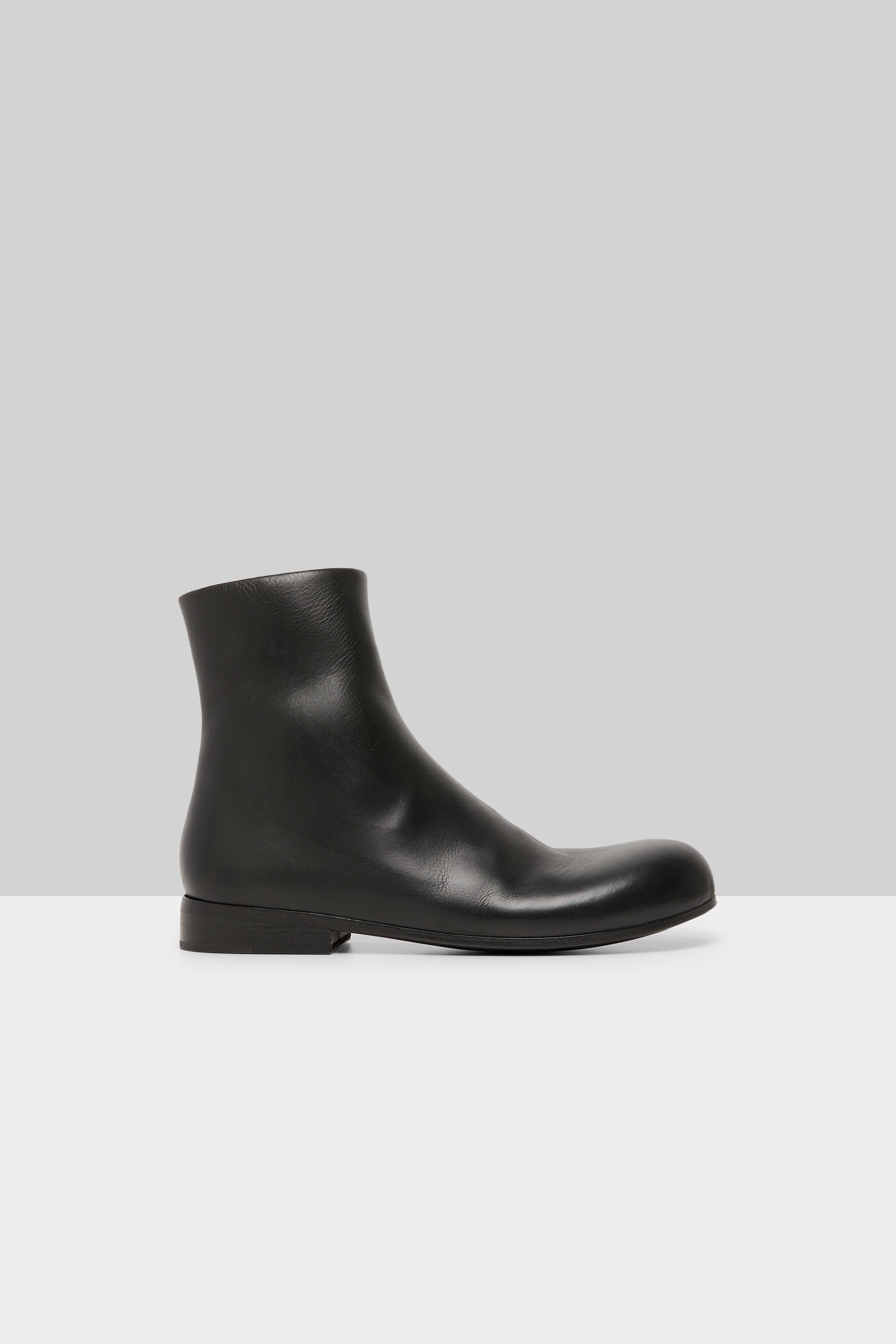 Capozucca Black Leather Ankle Boots