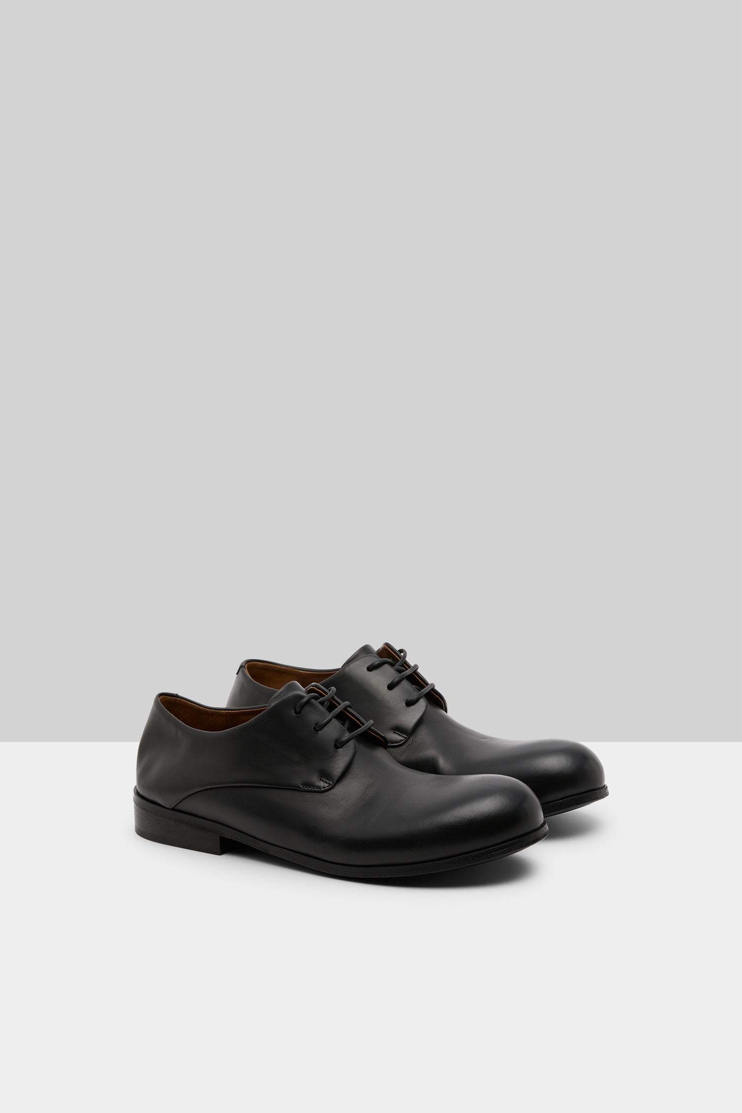 Capozucca Black Derby Shoes