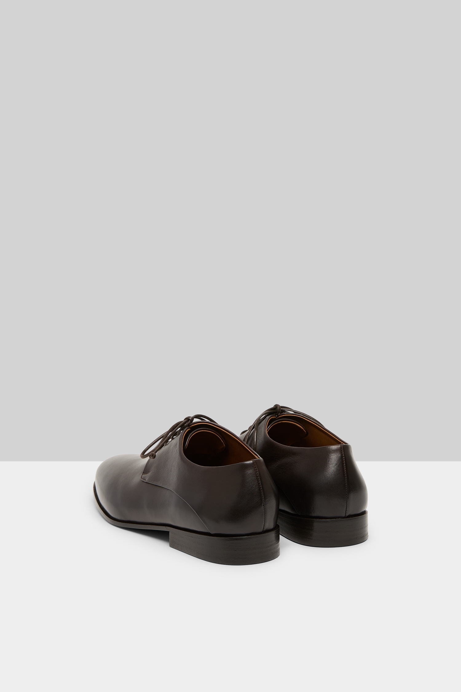 Codina Dark Brown Leather Derby Shoes