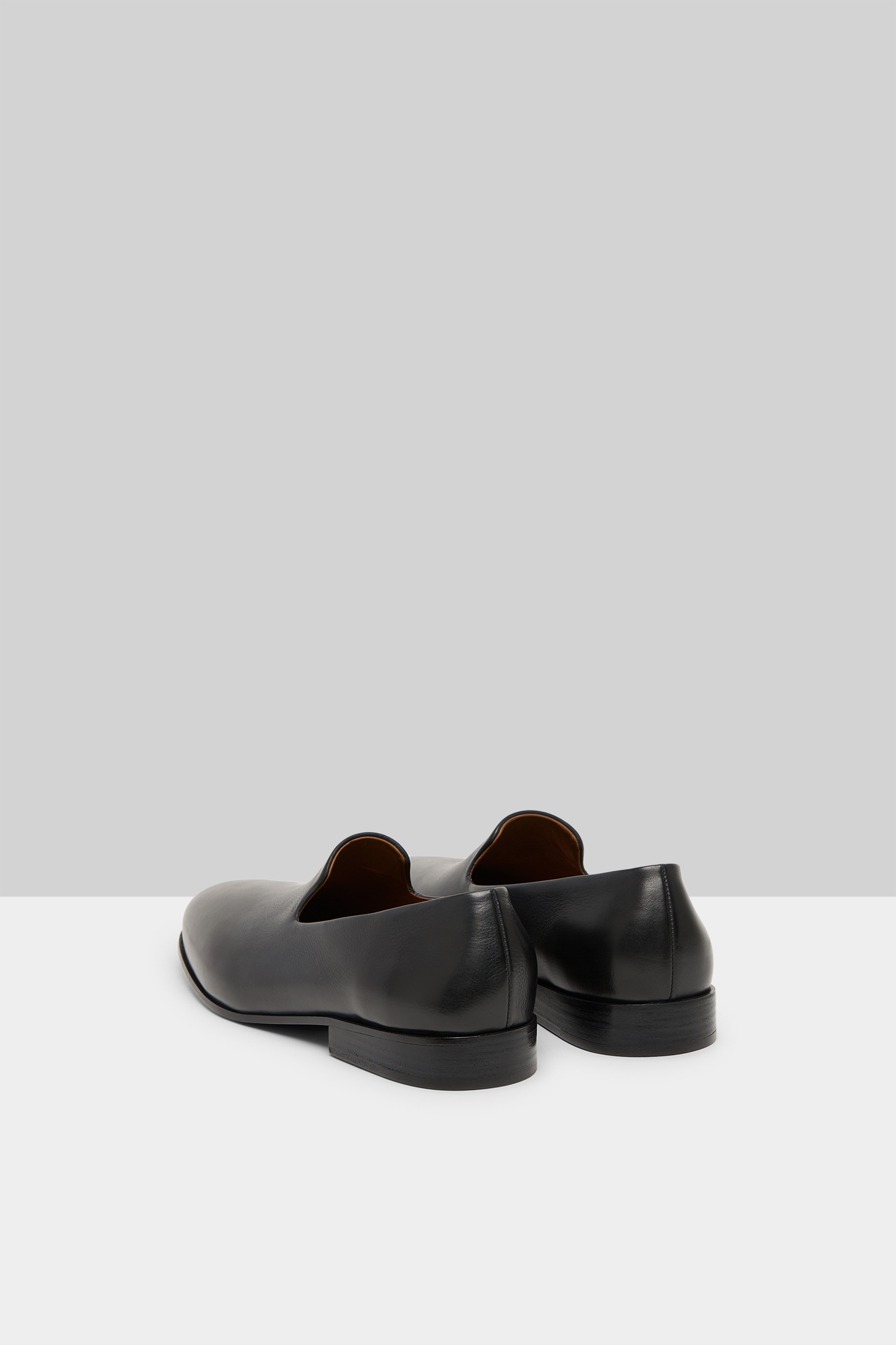 Codina Midnight Blue Leather Slip On Shoes