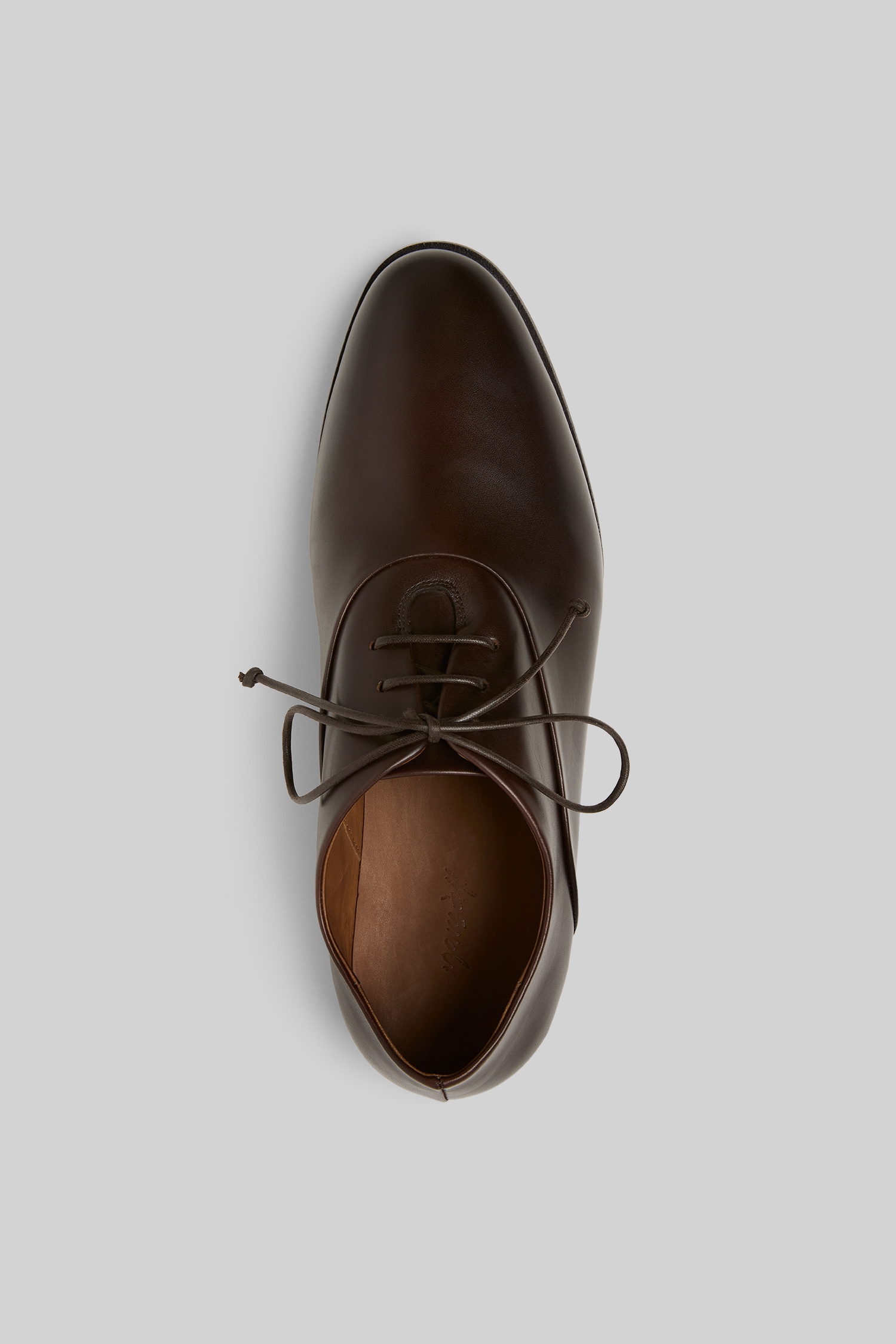 Codina Chocolate Leather Derby Shoes