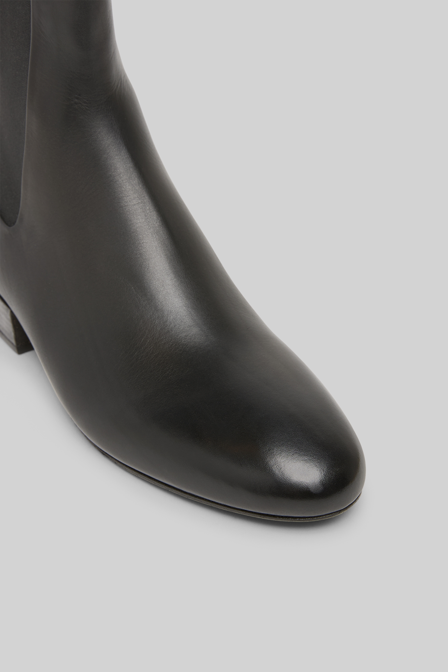 Granblocco Black Leather Chelsea Boots