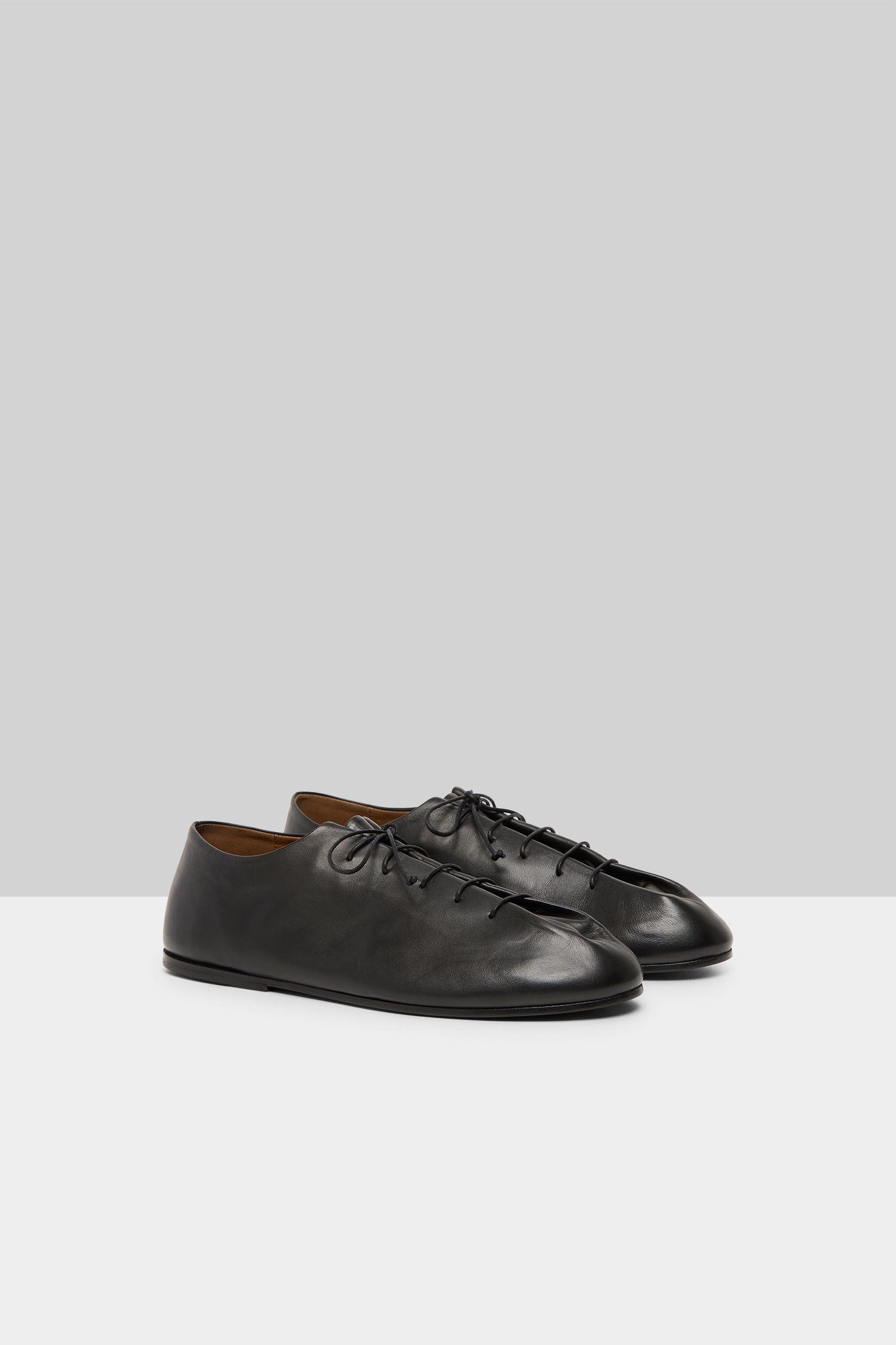 Steccoblocco Black Leather Derby Shoes