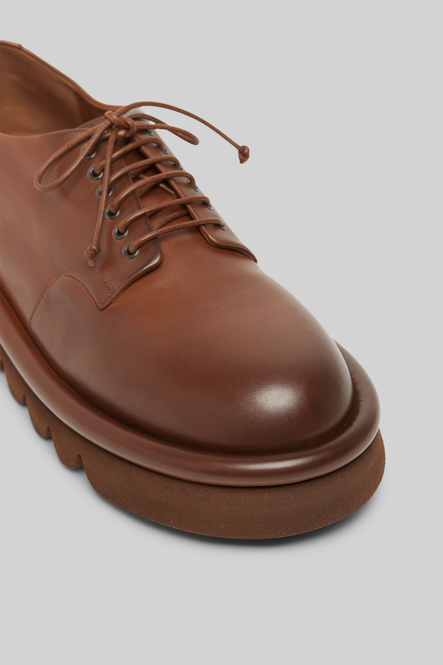 Tonde Basalt Leather Derby Shoes
