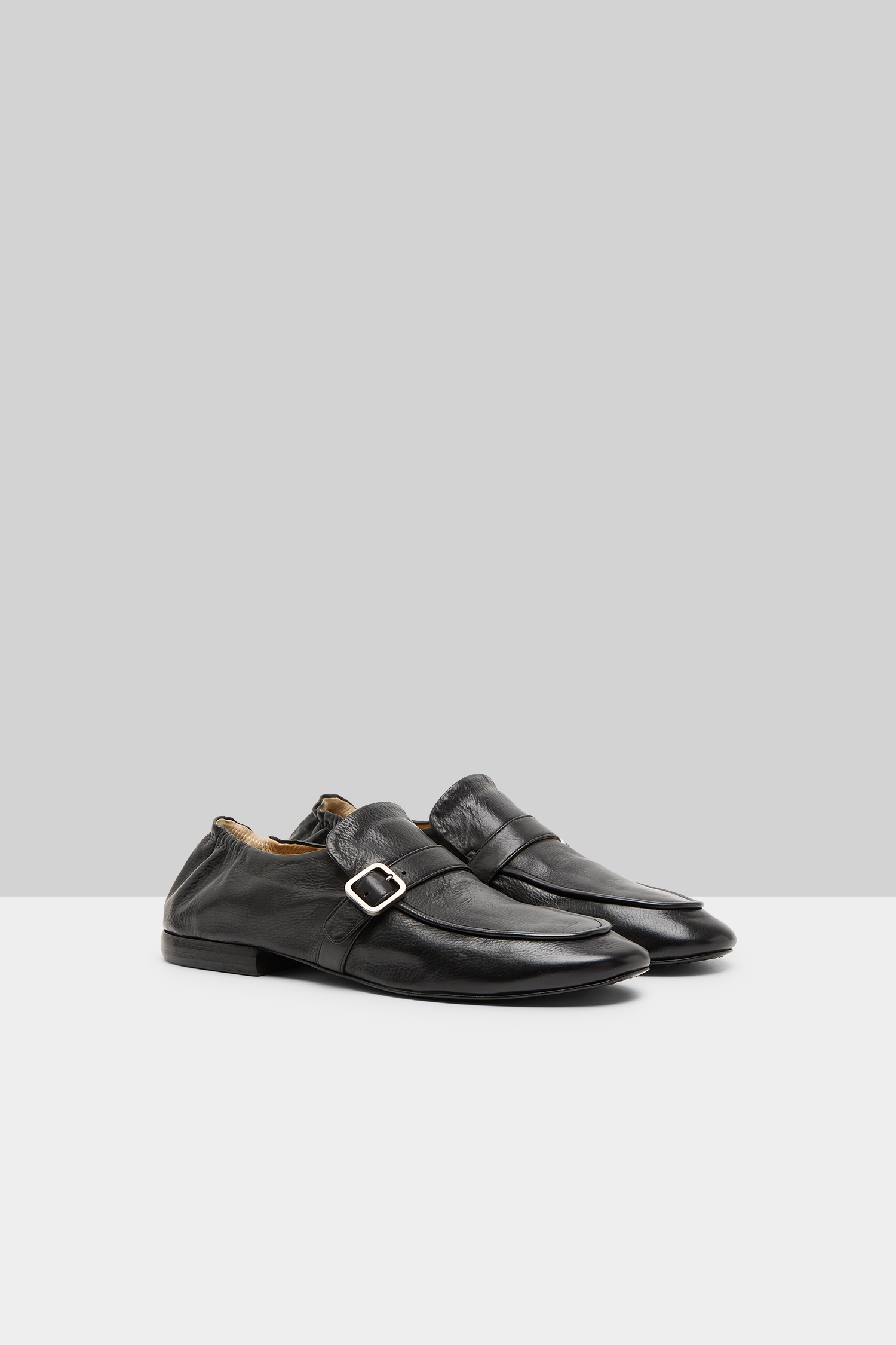 Mandolo Black Loafers