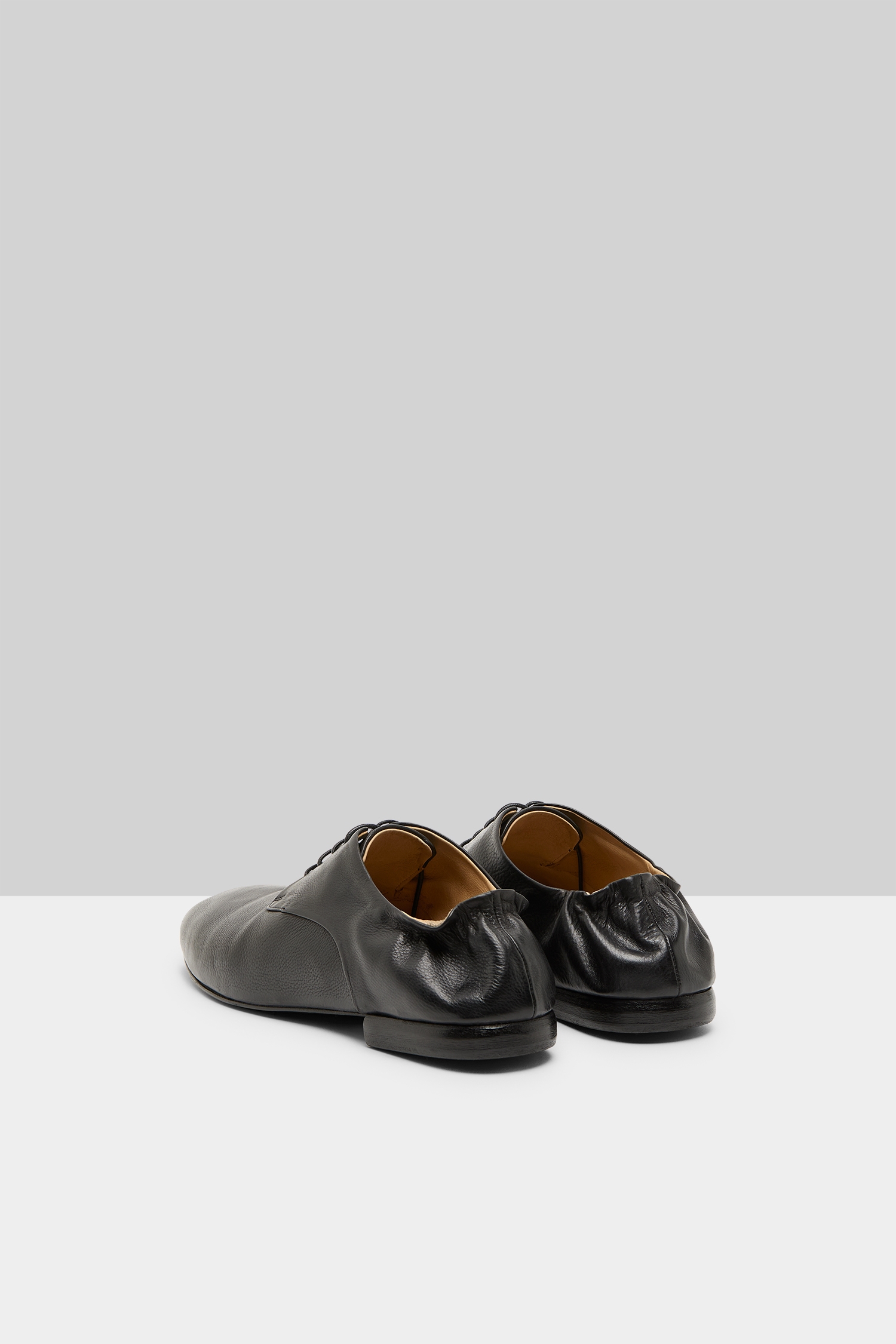 Mandolo Black Derby Shoes