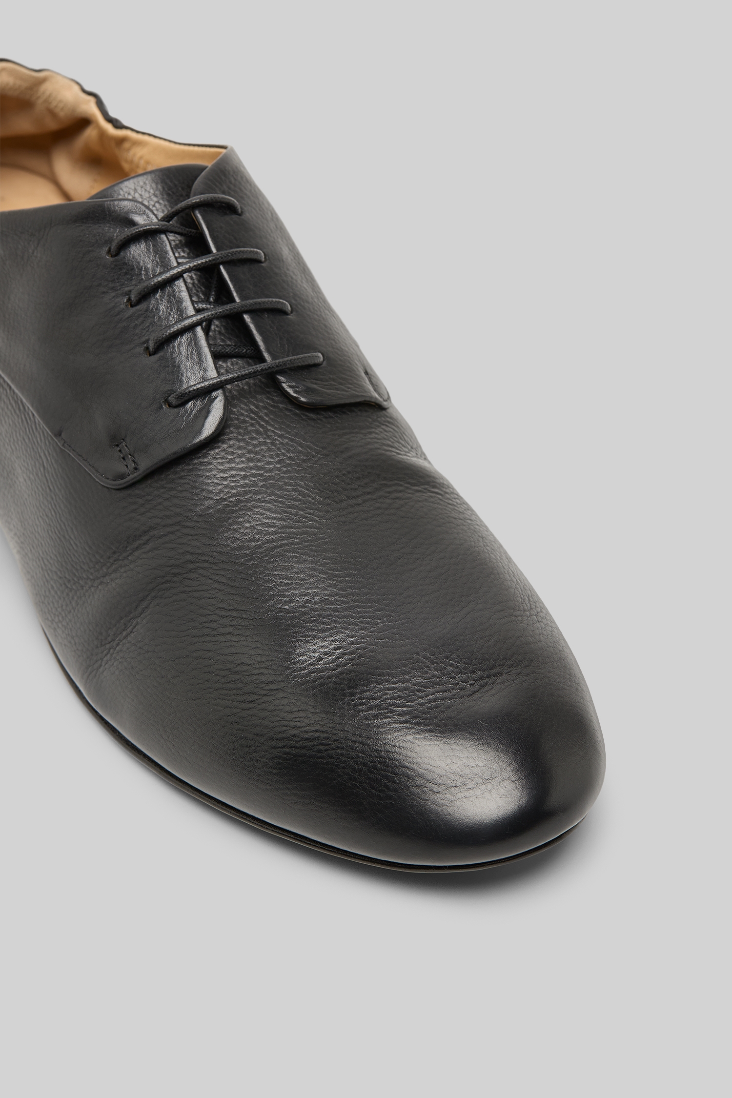 Mandolo Black Derby Shoes