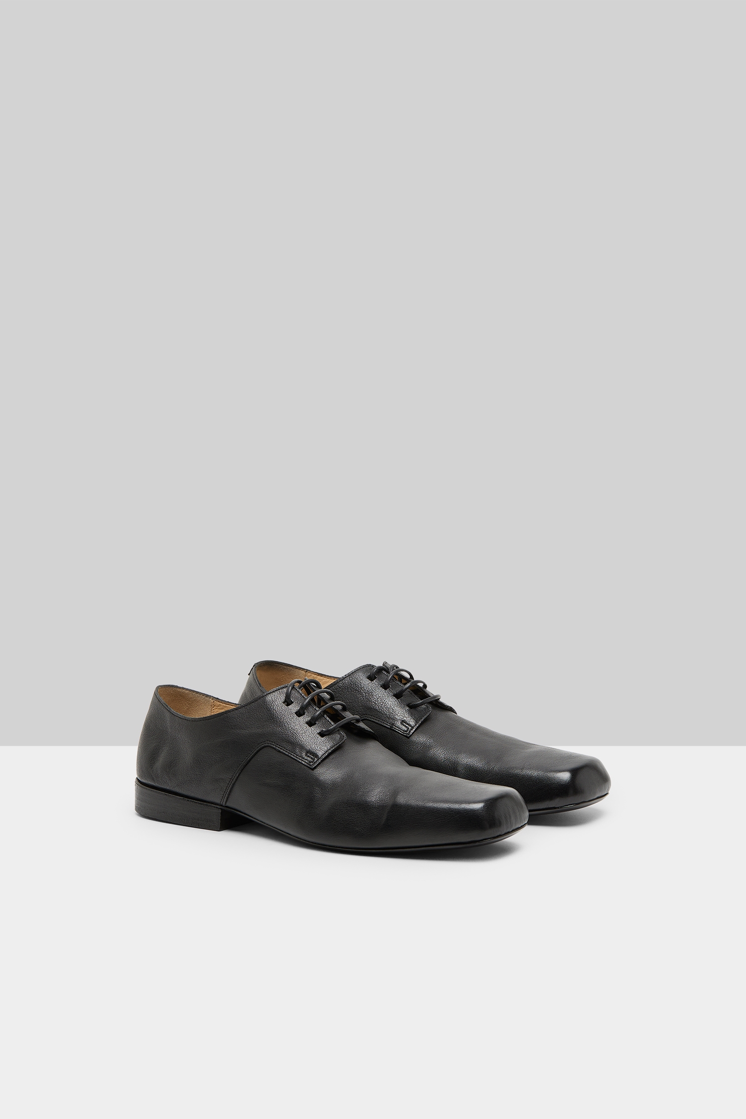 Naso Black Derby Shoes