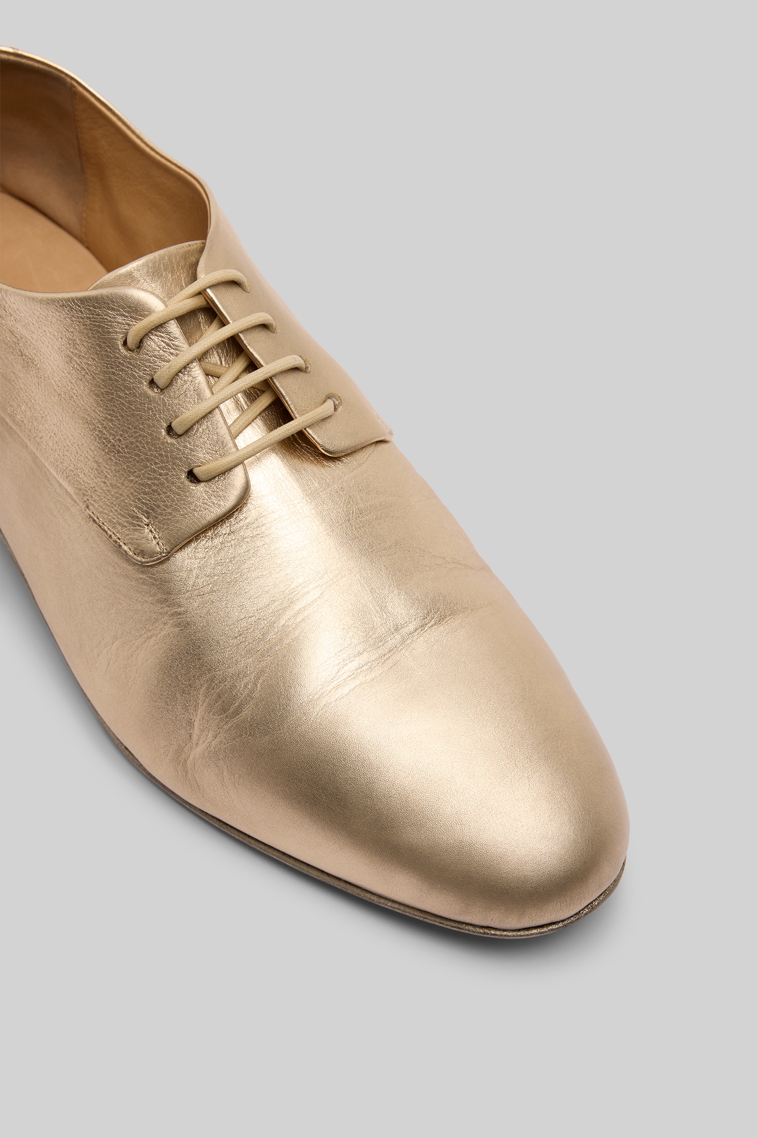 Scia Platinum Foil Derby Shoes