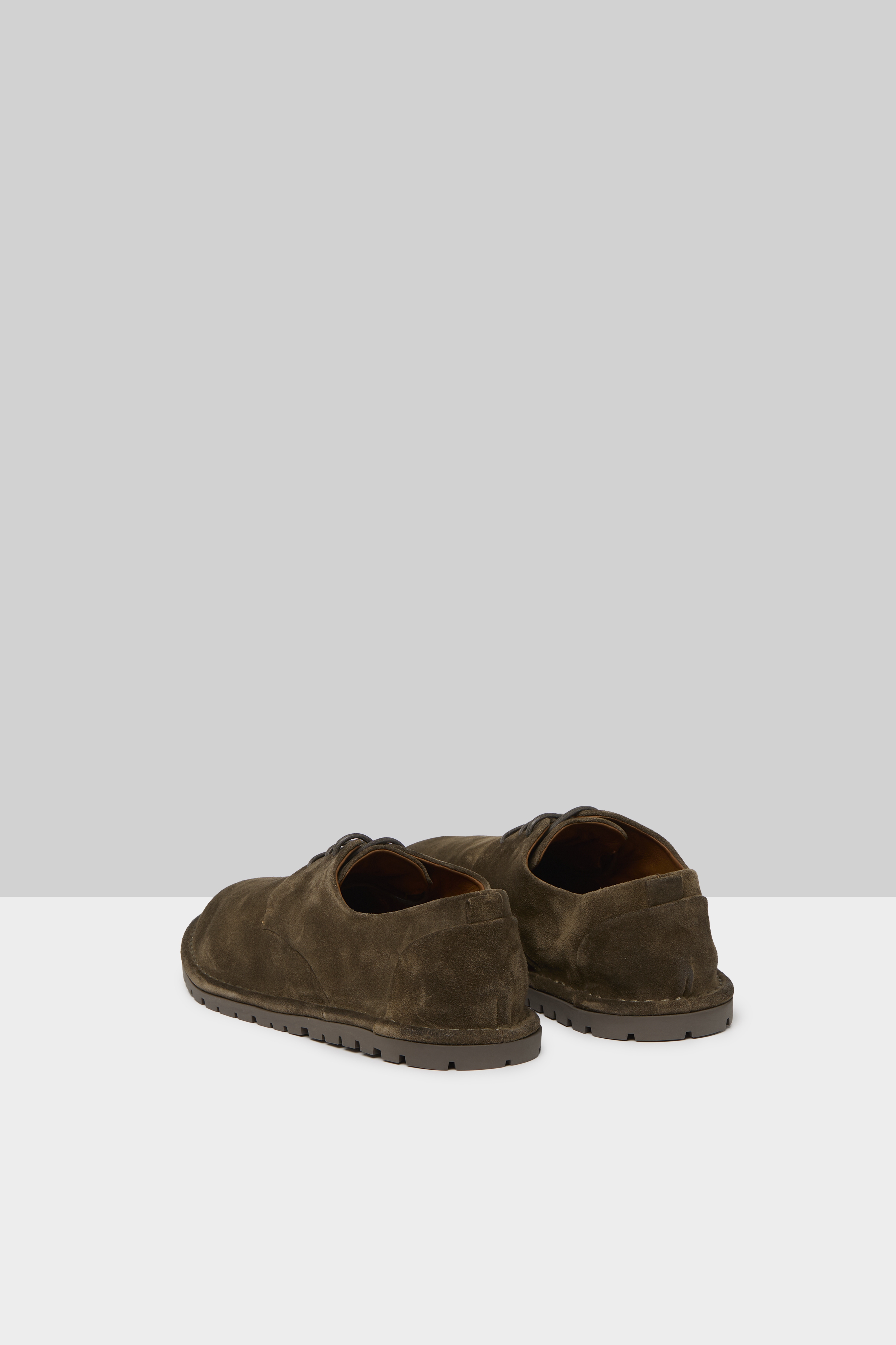 Sancrispa Mortar Suede Derby Shoes