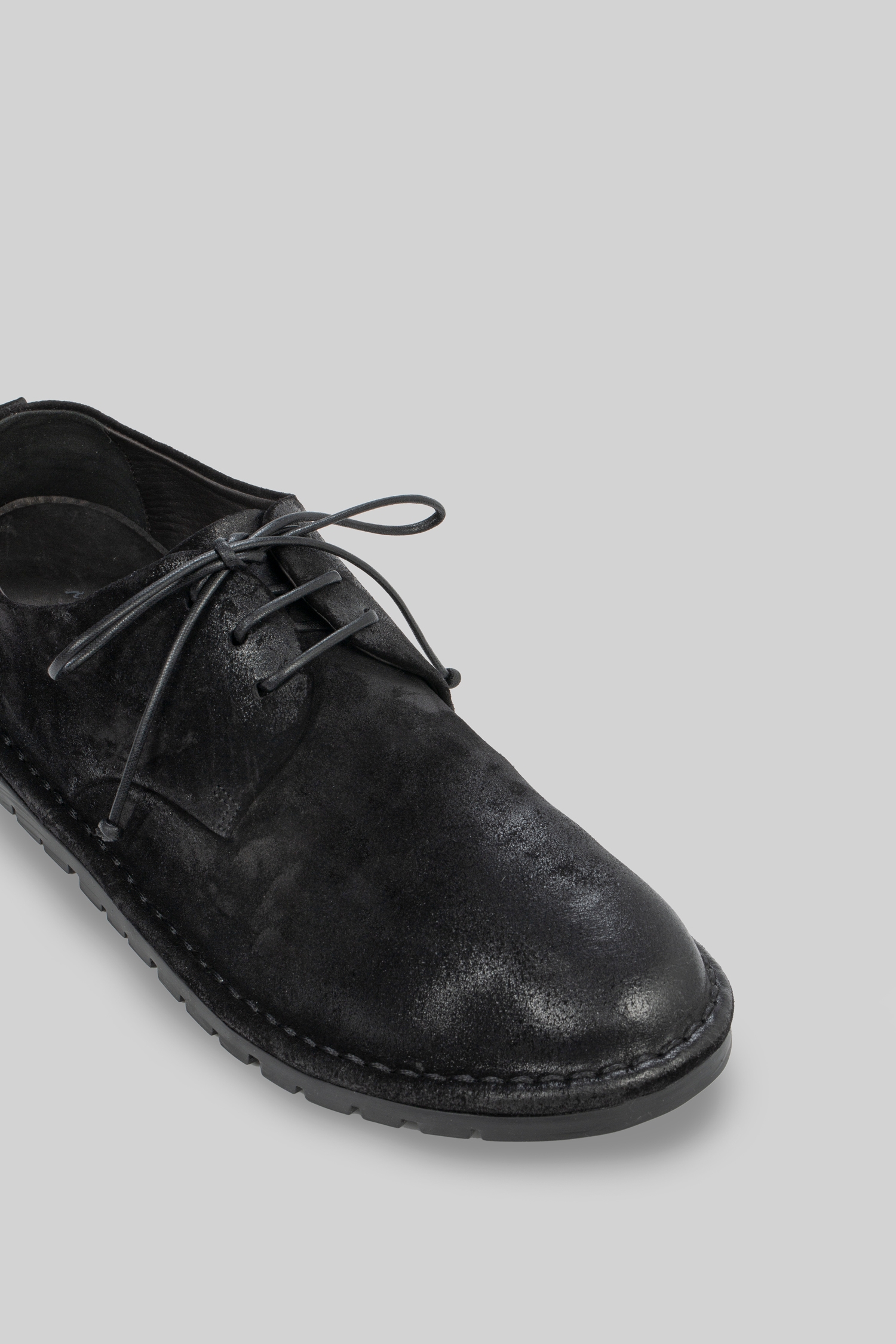 Sancrispa Black Derby Shoes
