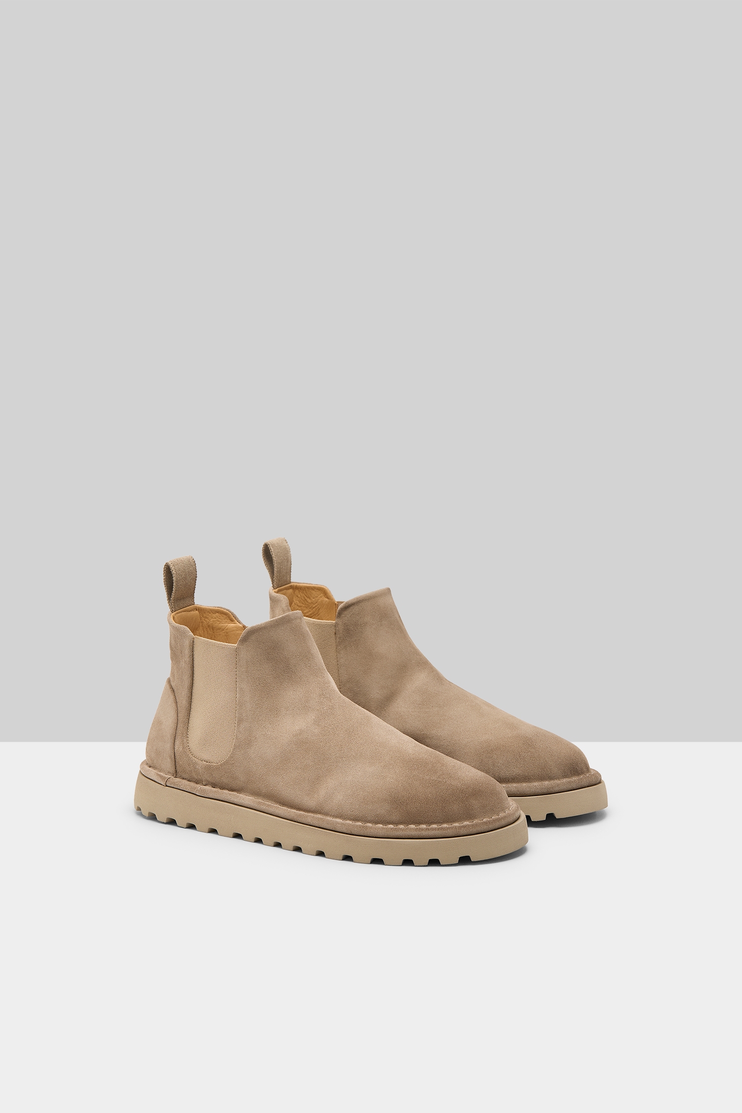 Sancrispa Alta Pomice Clay Suede Chelsea Boots