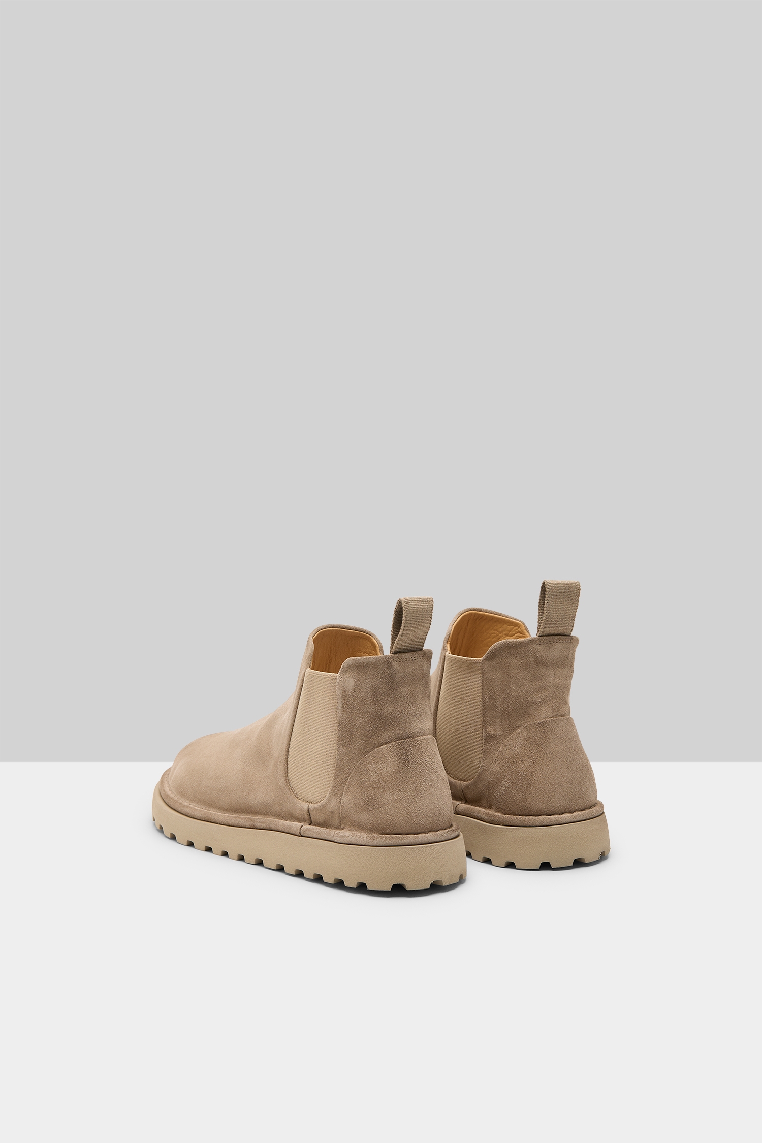 Sancrispa Alta Pomice Clay Suede Chelsea Boots