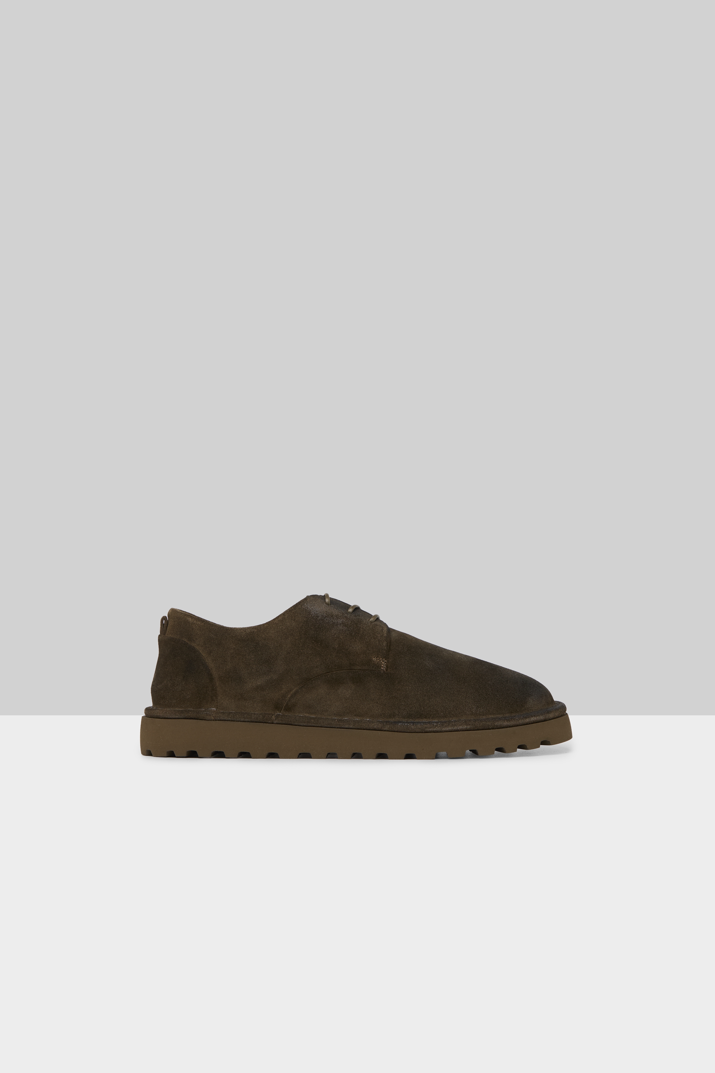 Sancrispa Alta Pomice Mortar Suede Derby Shoes