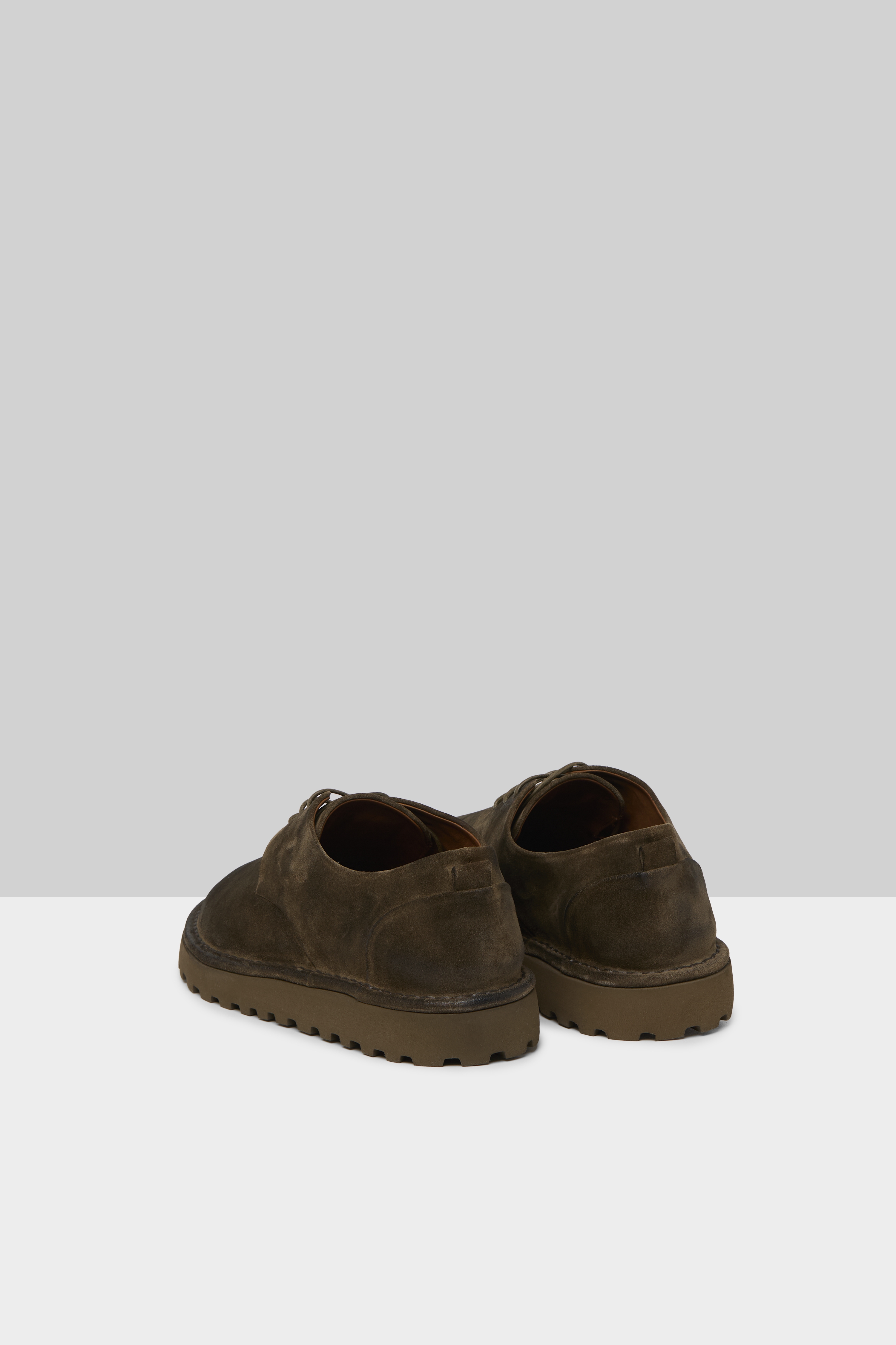 Sancrispa Alta Pomice Mortar Suede Derby Shoes