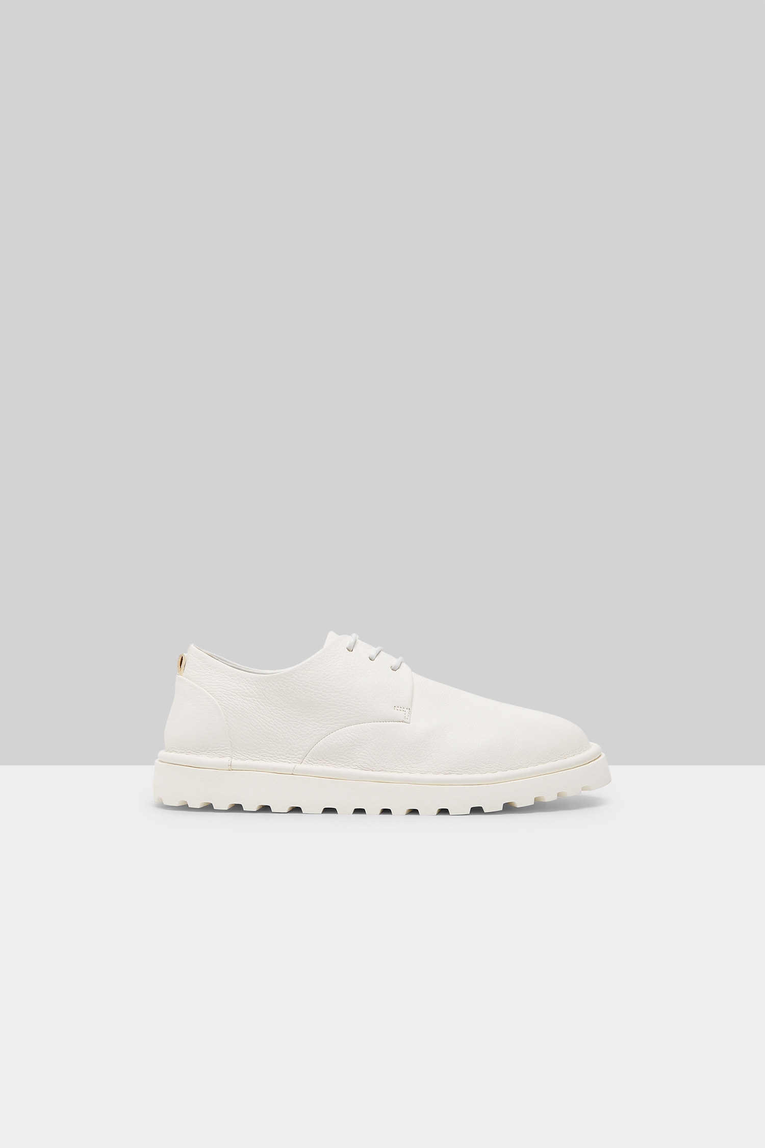 Sancrispa Alta Pomice Optical White Derby Shoes