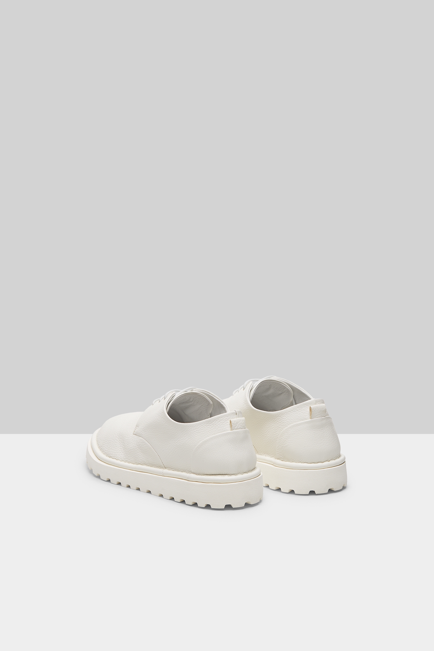 Sancrispa Alta Pomice Optical White Derby Shoes