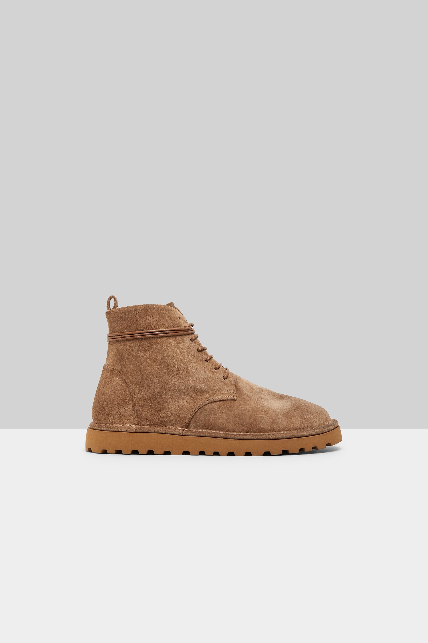 Sancrispa Alta Pomice Ankle Boot Hazelnut Man Marsell Made In Italy