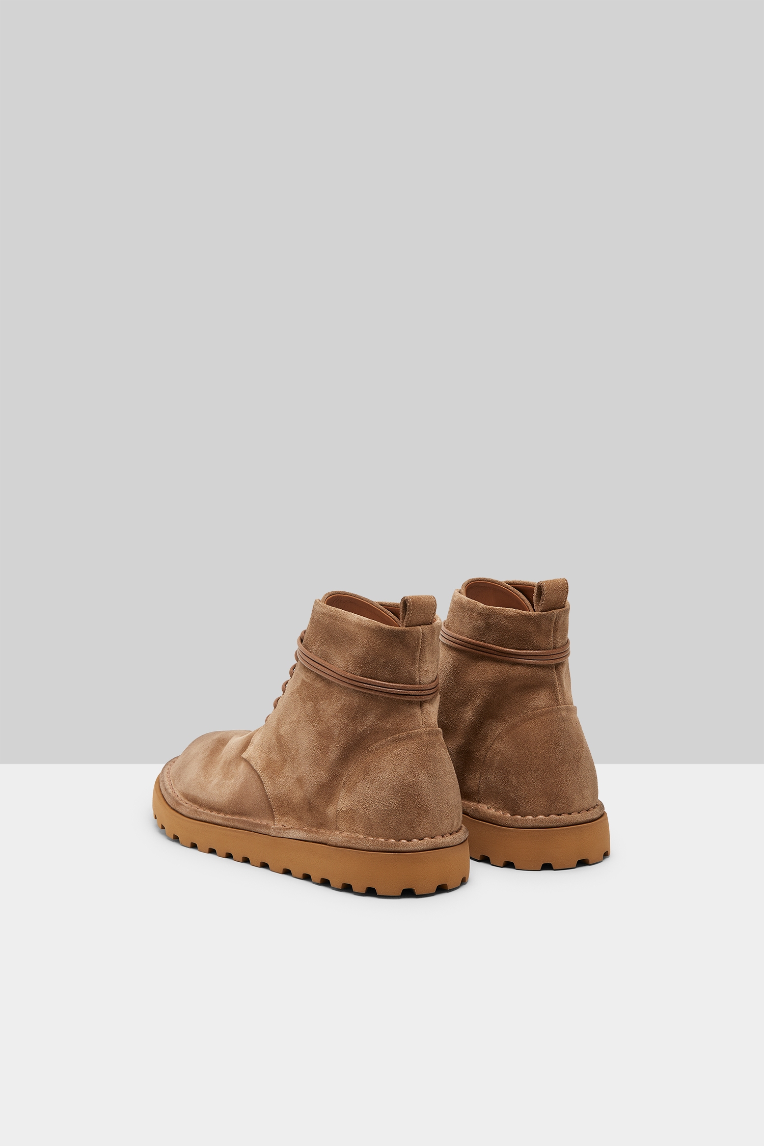 Sancrispa Alta Pomice Hazelnut Suede Ankle Boots