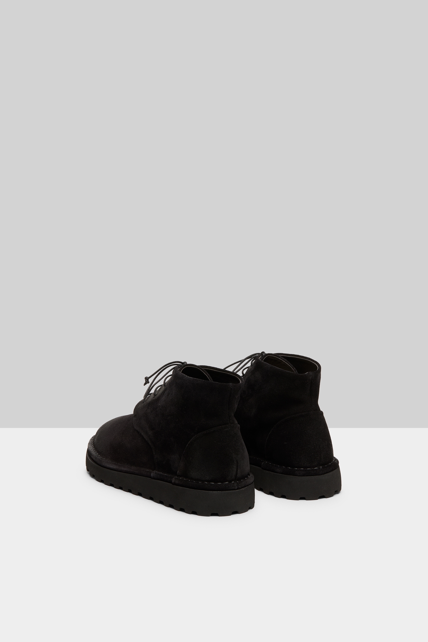 Sancrispa Alta Pomice Black Suede Ankle Boots