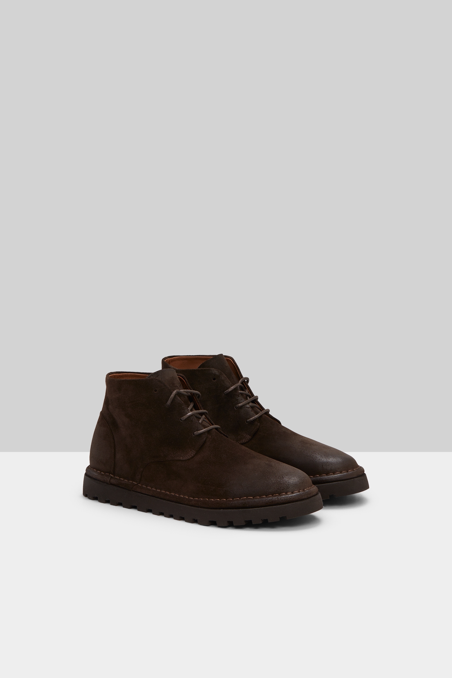 Sancrispa Alta Pomice Dark Brown Ankle Boots