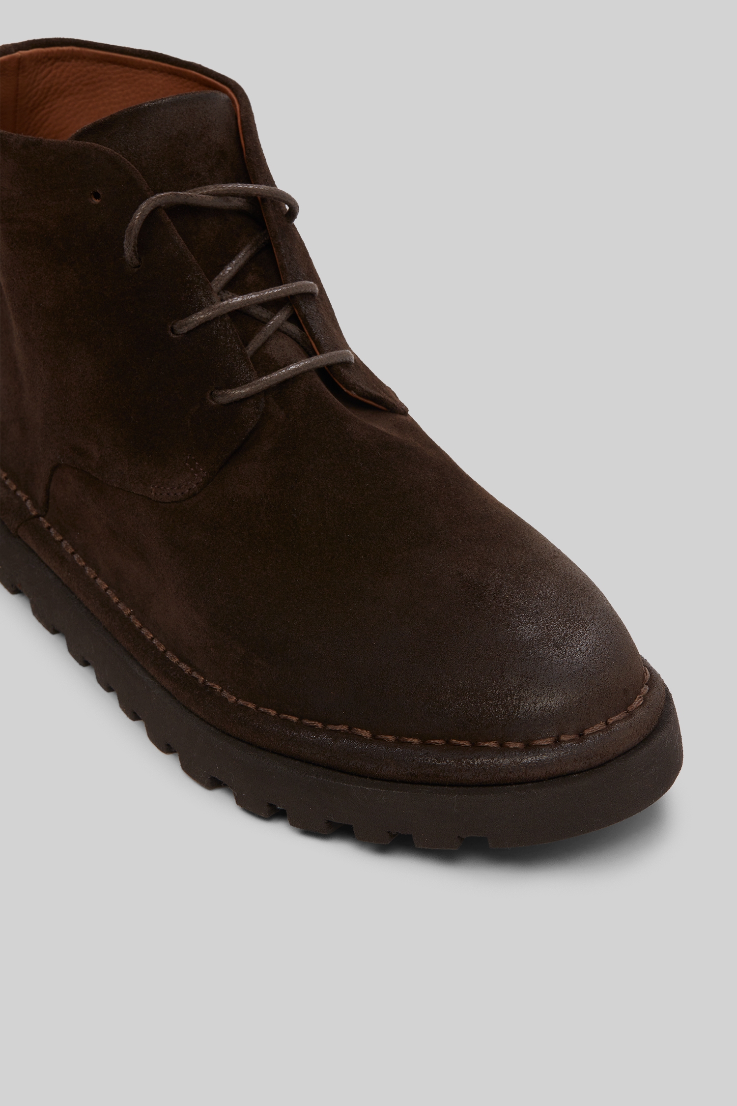 Sancrispa Alta Pomice Dark Brown Ankle Boots