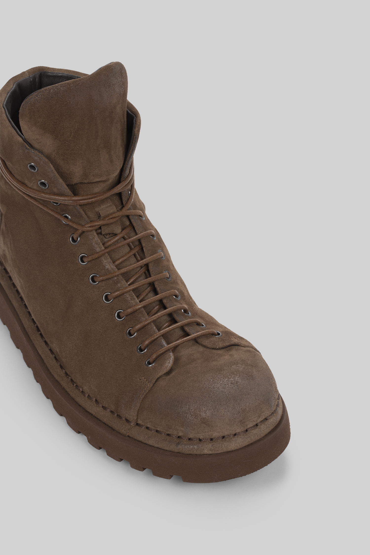 Pallottola Lace Up Ankle Boot Dark Chocolate